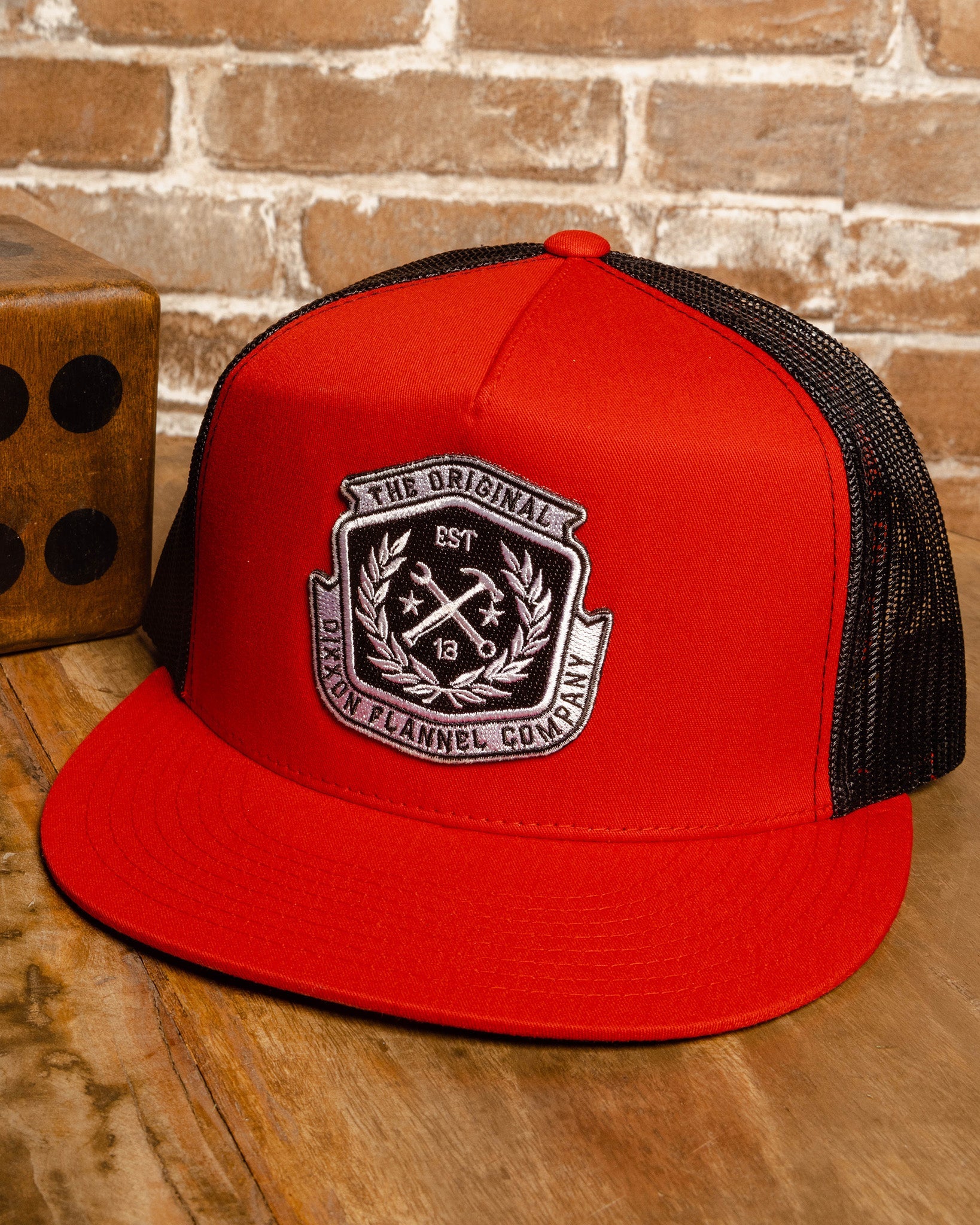 Icon Flat Bill Trucker Snapback - Dixxon Flannel Co.