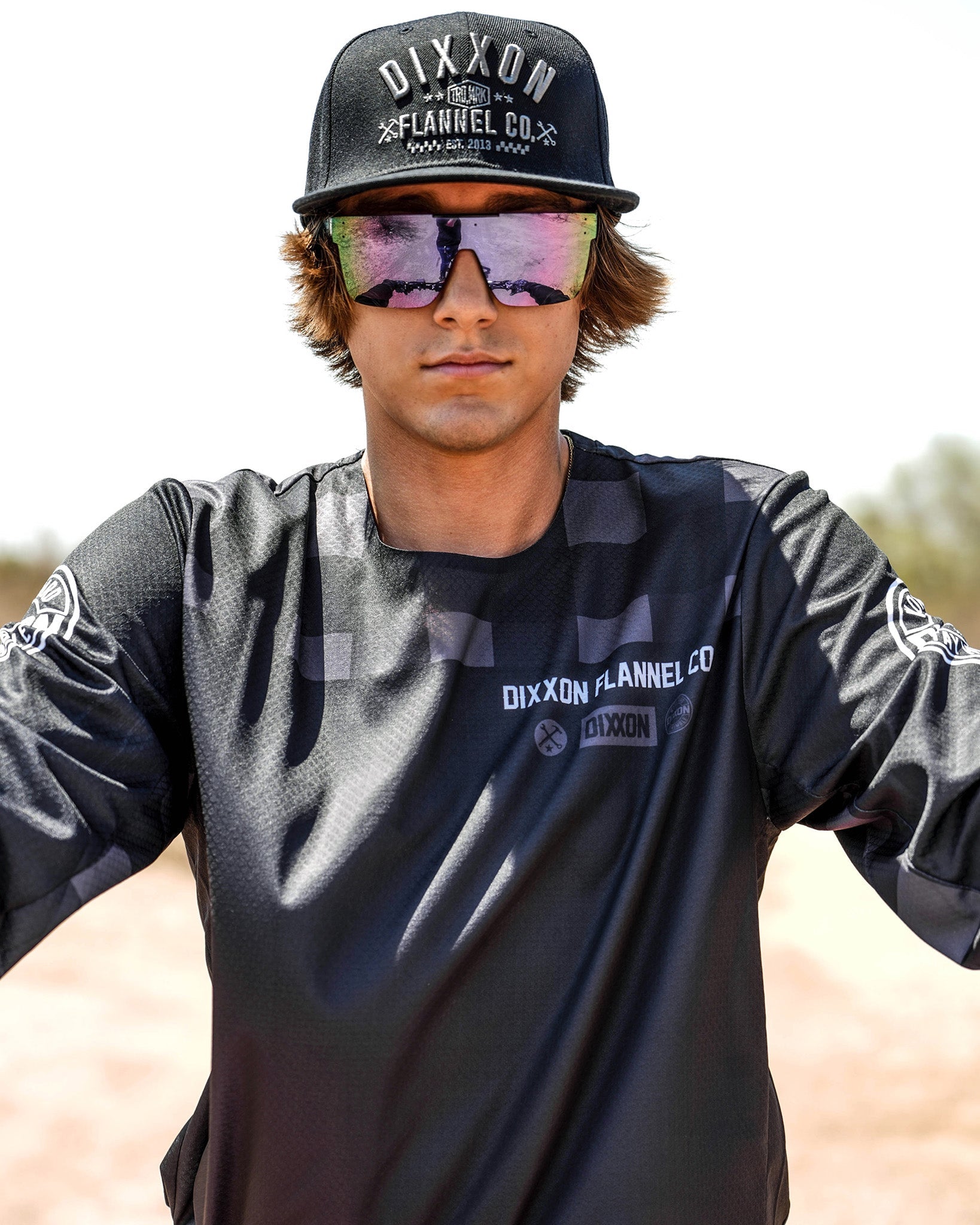 Icon Offroad / MX Jersey - Black & Gray - Dixxon Flannel Co.