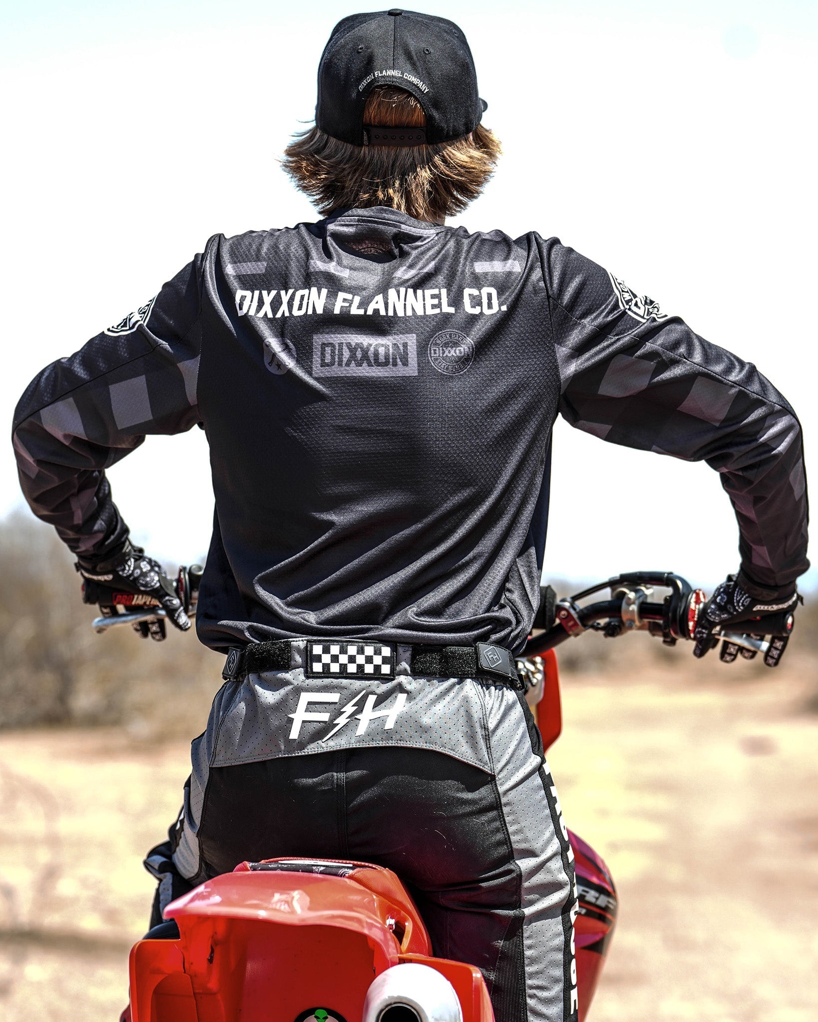 Icon Offroad / MX Jersey - Black & Gray - Dixxon Flannel Co.