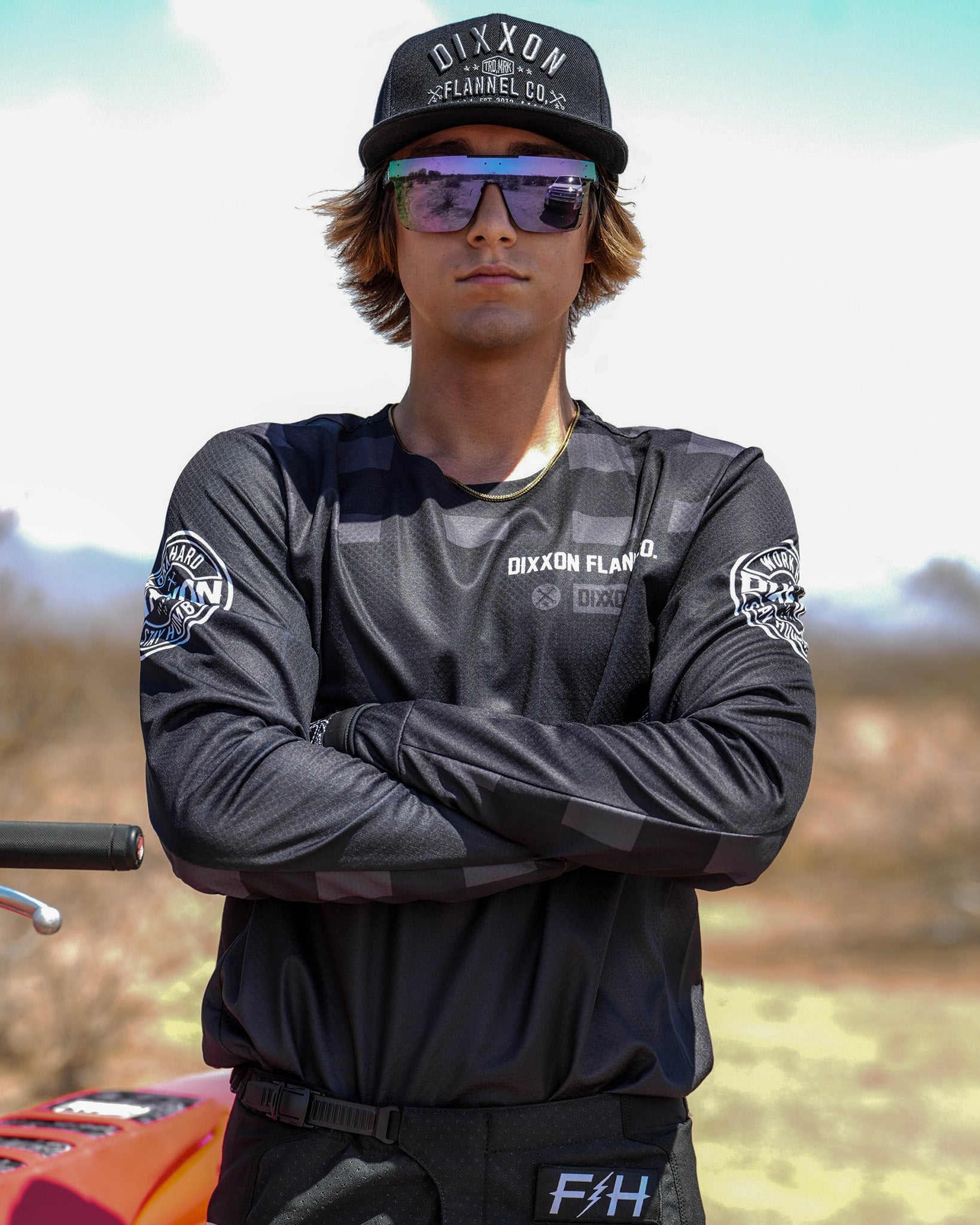 Icon Offroad / MX Jersey - Black & Gray - Dixxon Flannel Co.