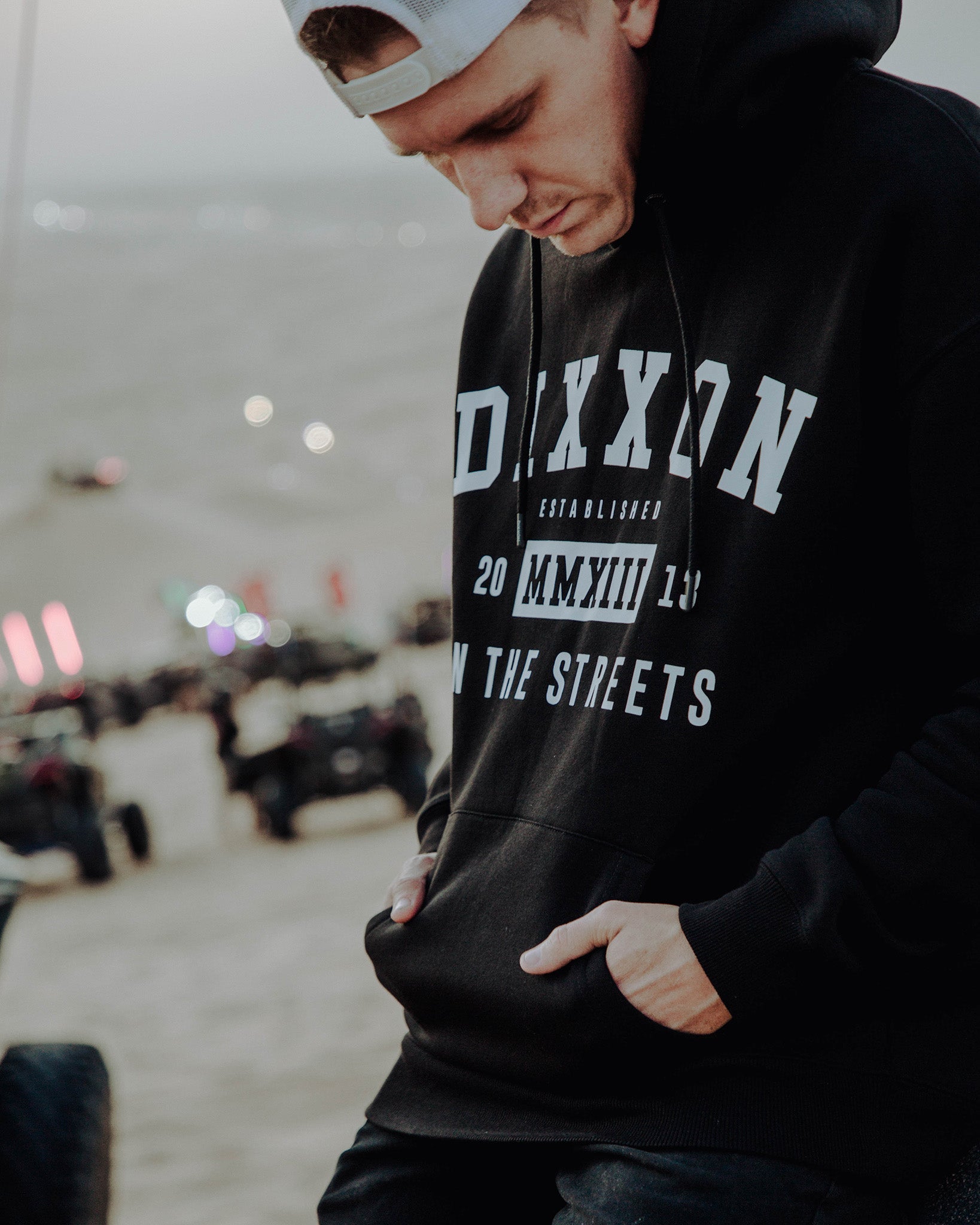 In the Streets Pullover Hoodie - Black - Dixxon Flannel Co.