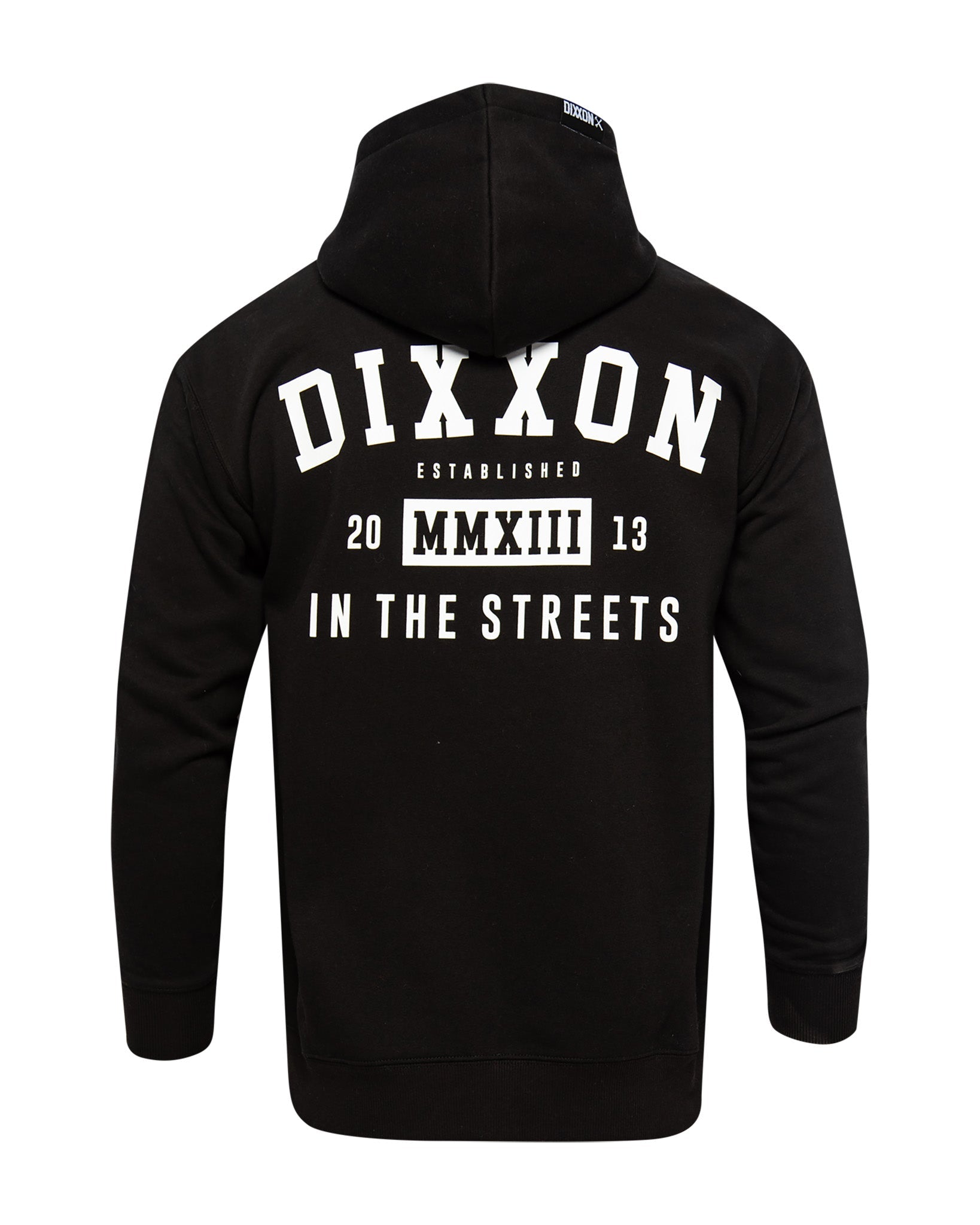 In the Streets Zip Up Hoodie - Black & White - Dixxon Flannel Co.
