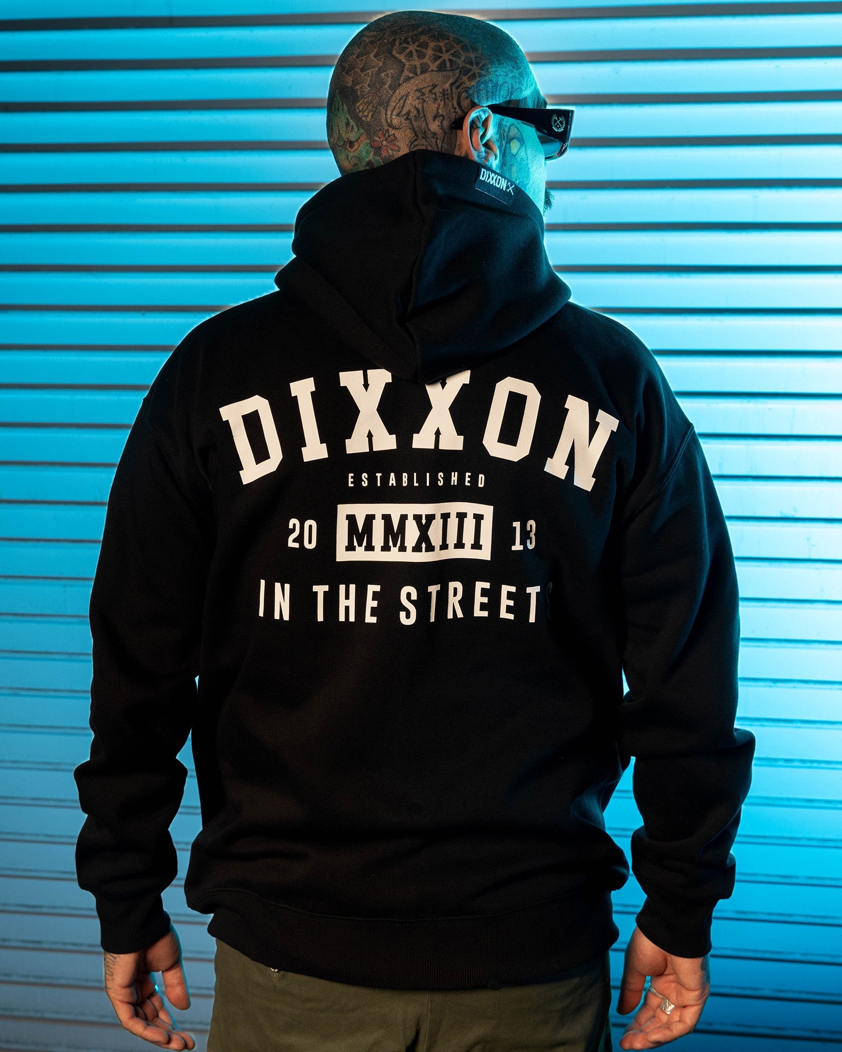 In the Streets Zip Up Hoodie - Black & White - Dixxon Flannel Co.