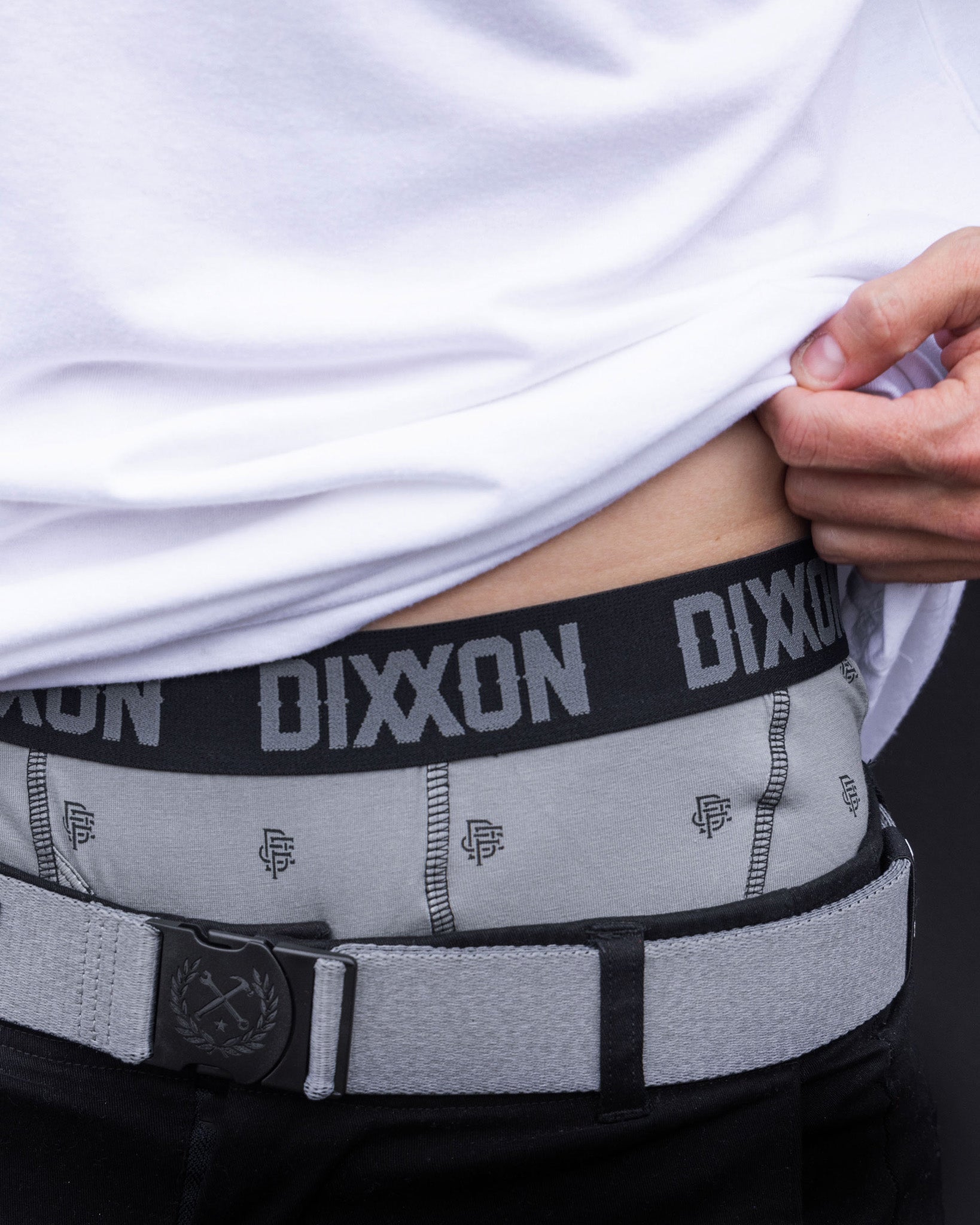Insignia Cotton Stretch 2pk Boxer Briefs - Gray & Black - Dixxon Flannel Co.