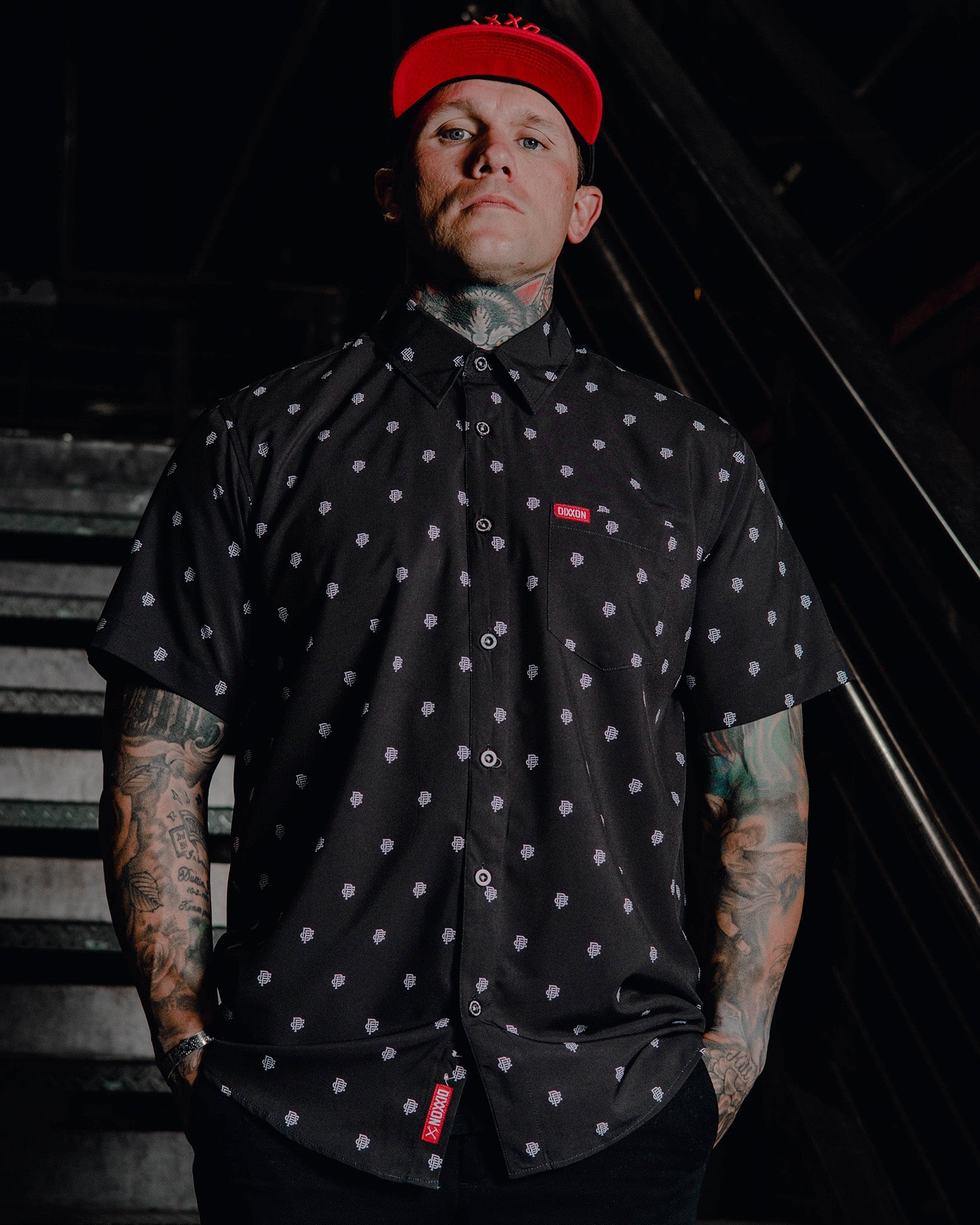 Insignia Party Shirt - Black & White by Dixxon Insignia Party Shirt - Black & White by Dixxon