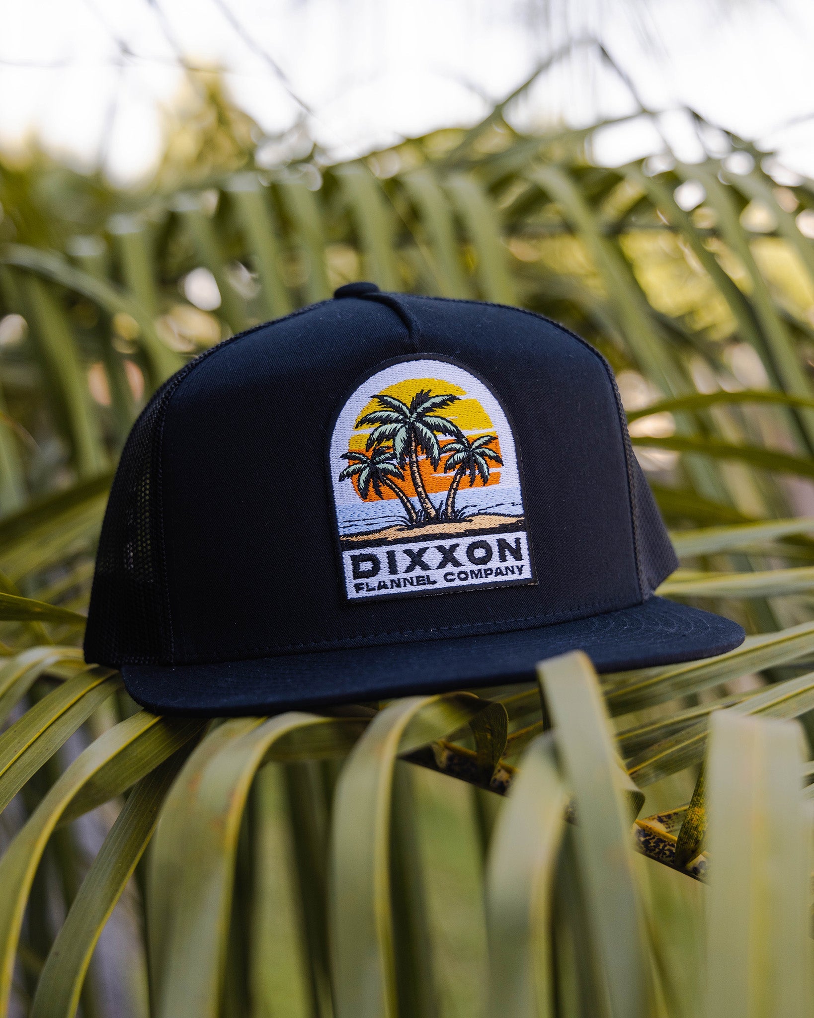 Island Flat Bill Trucker Snapback - Dixxon Flannel Co.