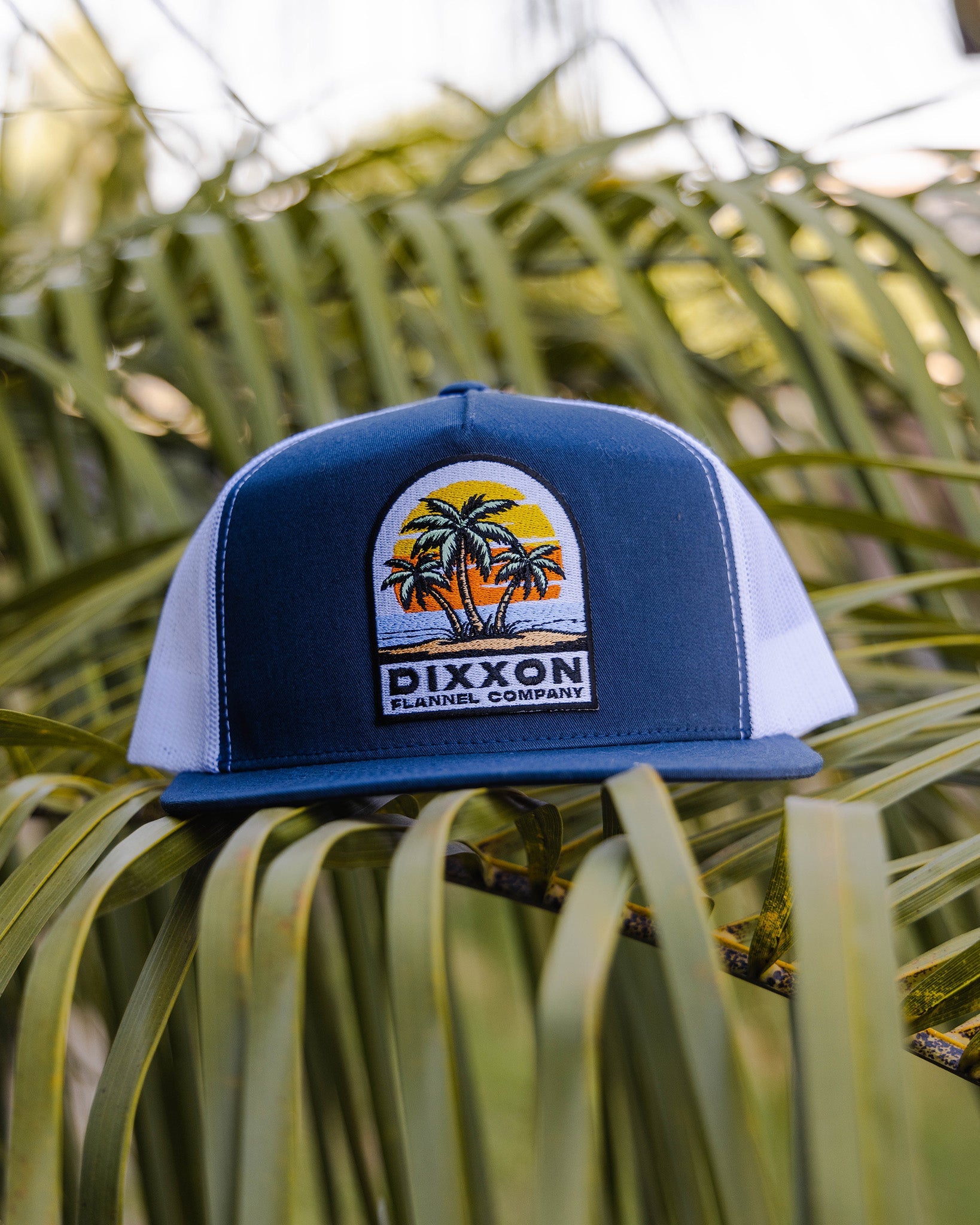 Island Flat Bill Trucker Snapback - Dixxon Flannel Co.