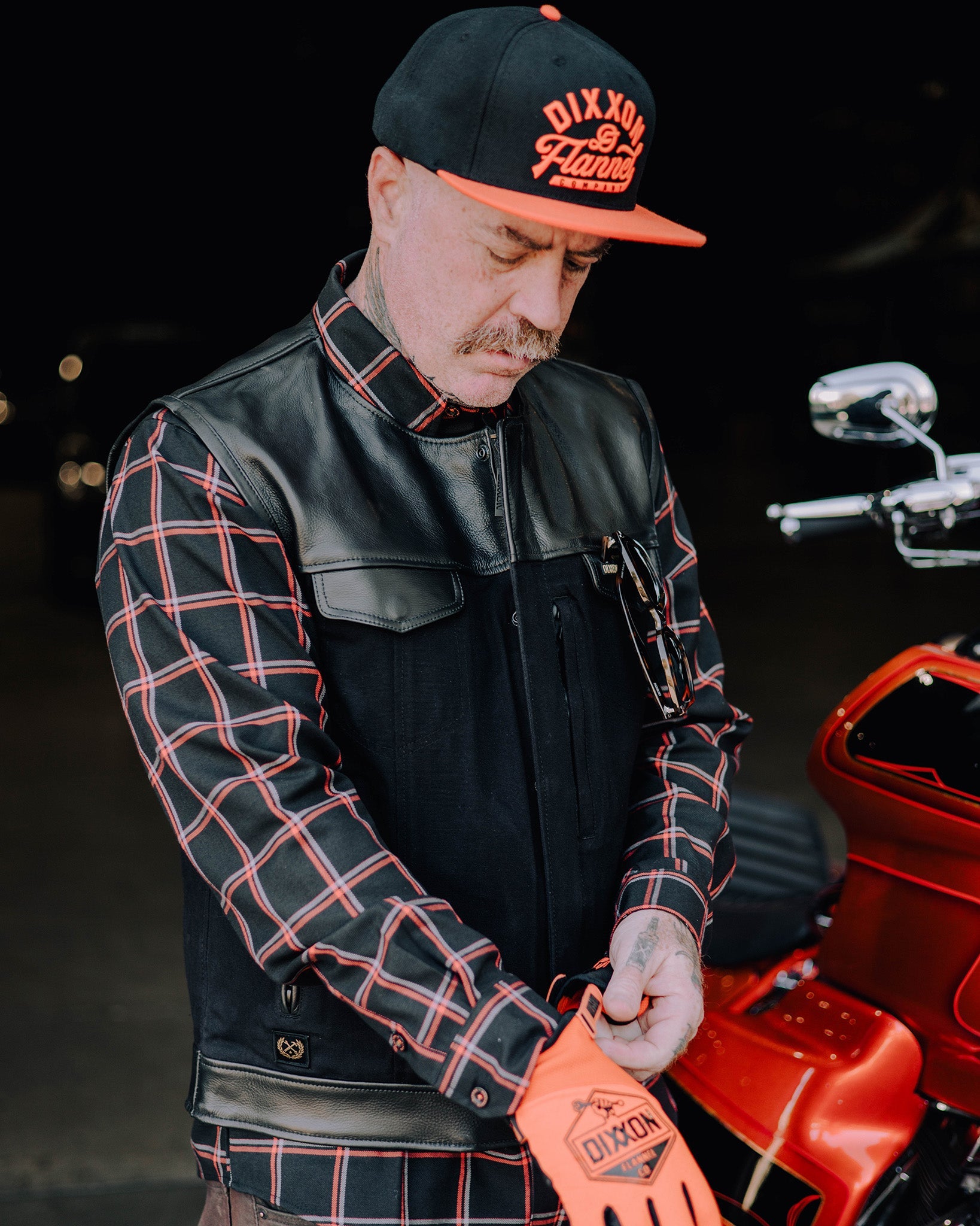 Jackson Leather & Canvas Vest - Black - Dixxon Flannel Co.