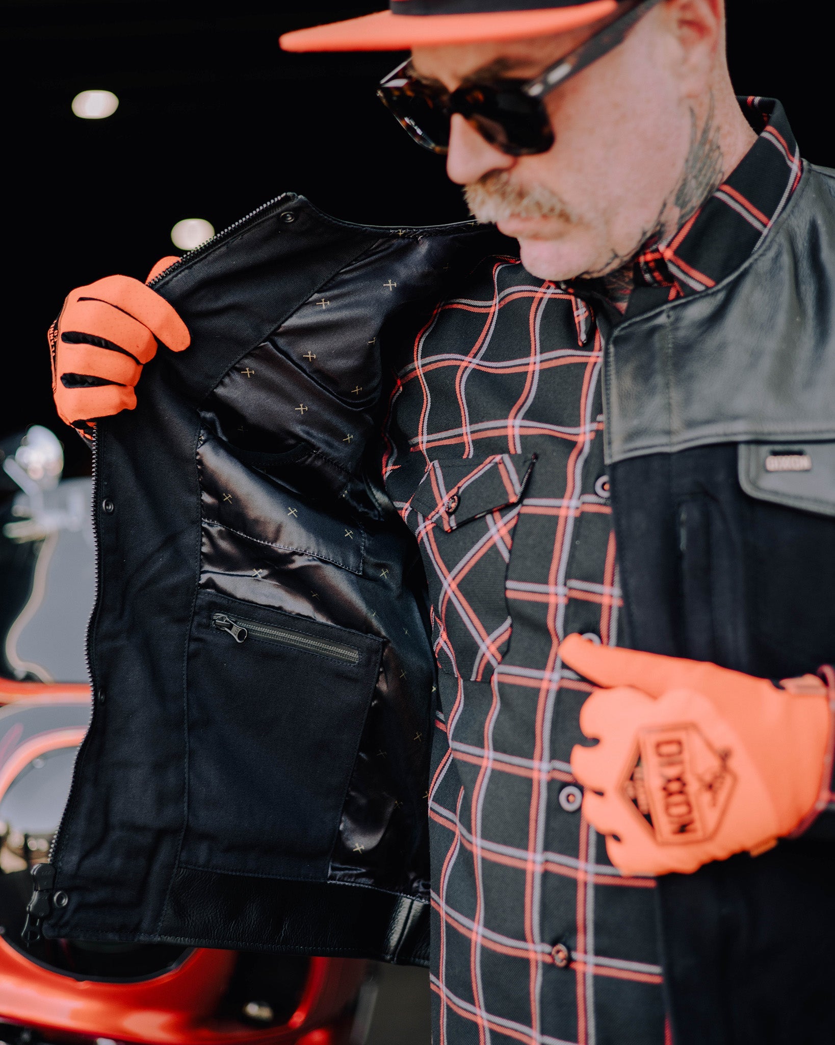 Jackson Leather & Canvas Vest - Black - Dixxon Flannel Co.