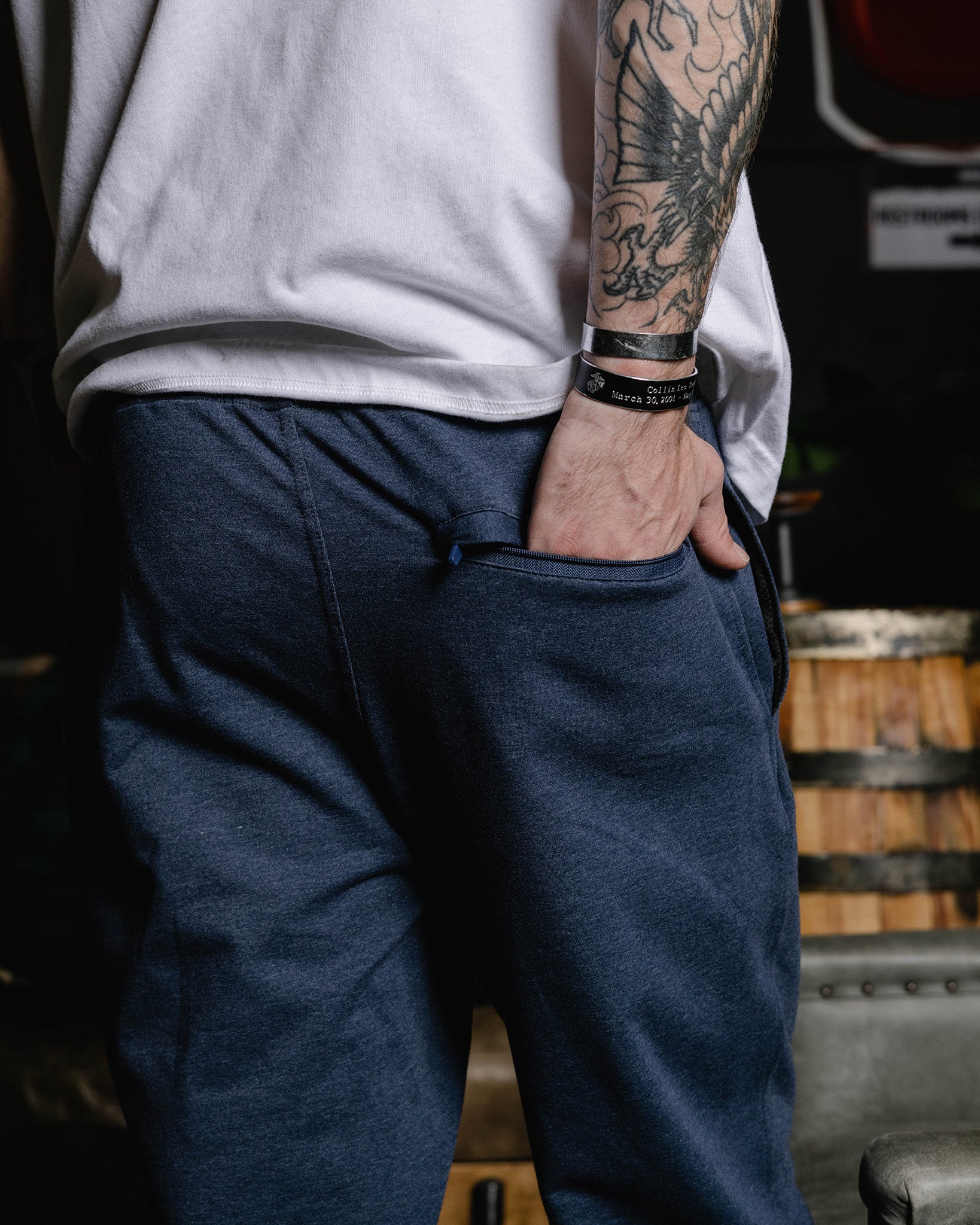 Joggers - Navy - Dixxon Flannel Co. view 2