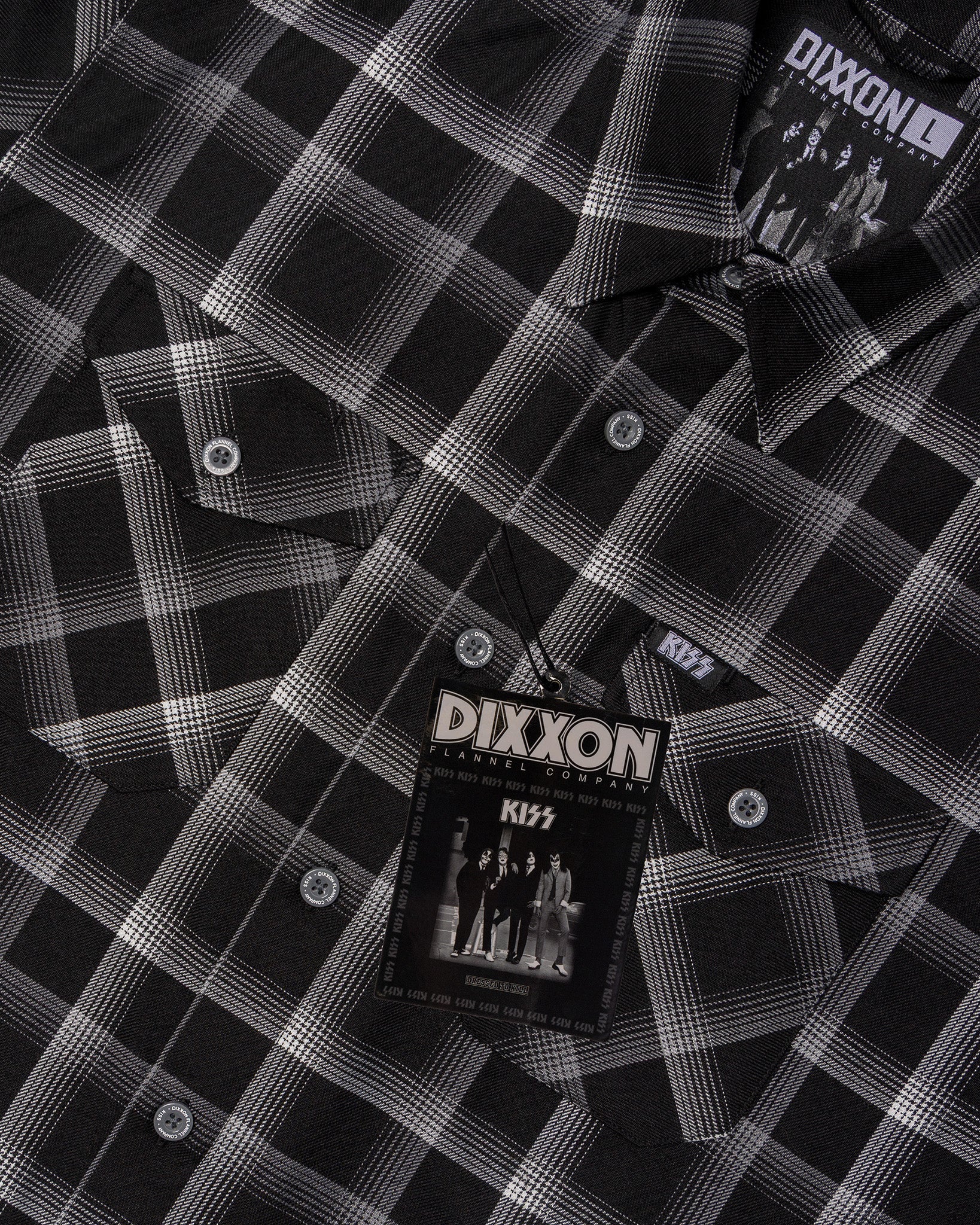 KISS Dressed To Kill Flannel - Dixxon Flannel Co.