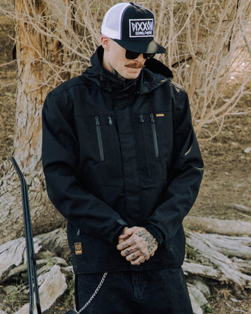 ウォーキング・ランニングウェア Moonlight Gear / Gram Jacket black L XL laramie-waterproof-jacket-
