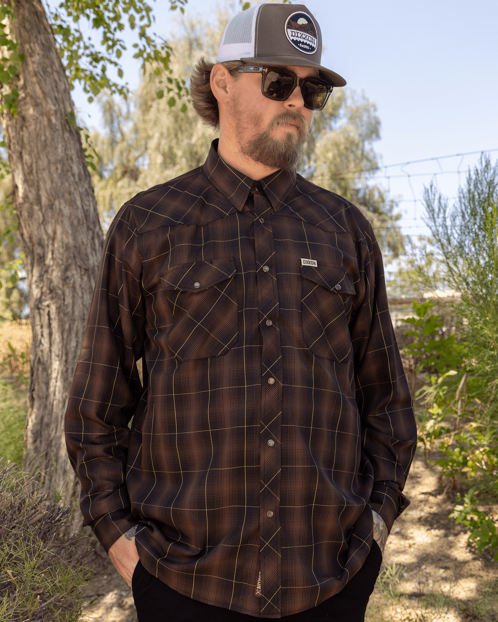Lariat Bamboo Long Sleeve - Lasso - Dixxon Flannel Co.