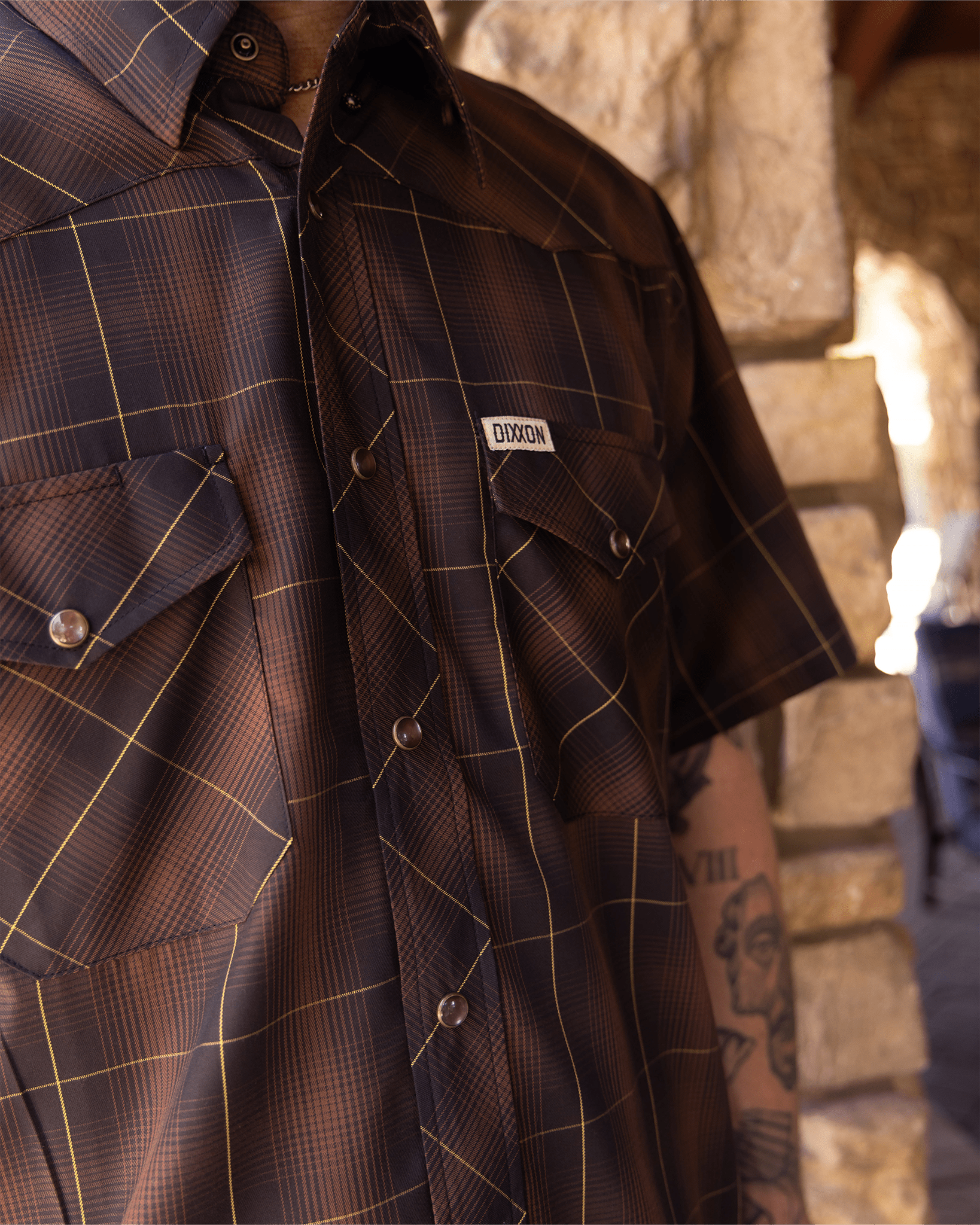 Lariat Bamboo Short Sleeve - Lasso - Dixxon Flannel Co.