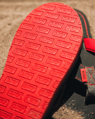 Leather Sandals - Charcoal & Red - Dixxon Flannel Co.