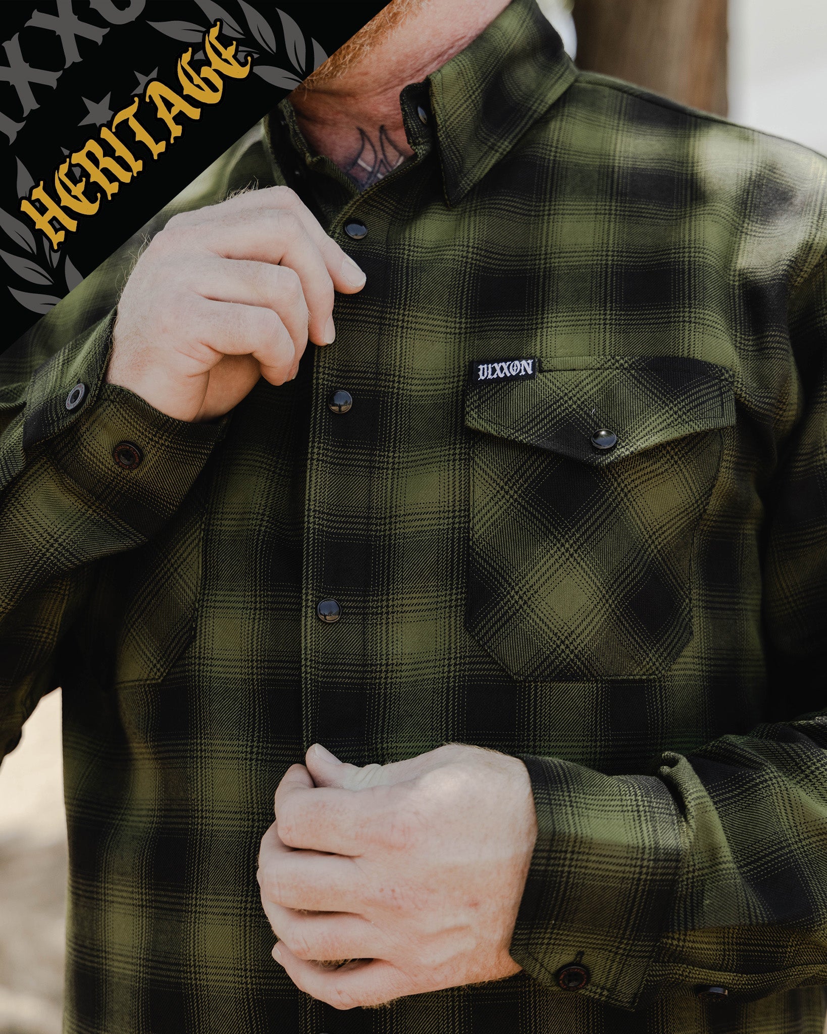 Lone Wolf Heritage Flannel - Dixxon Flannel Co.
