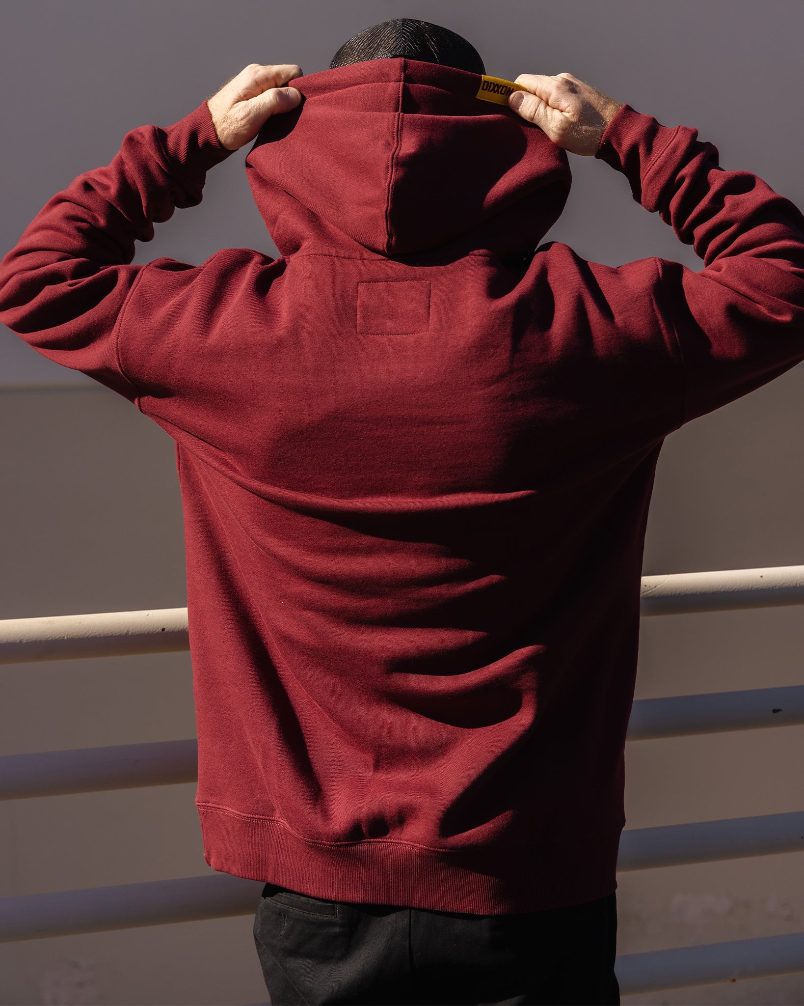 Longhorn Pullover Hoodie - Maroon | Dixxon Flannel Co.