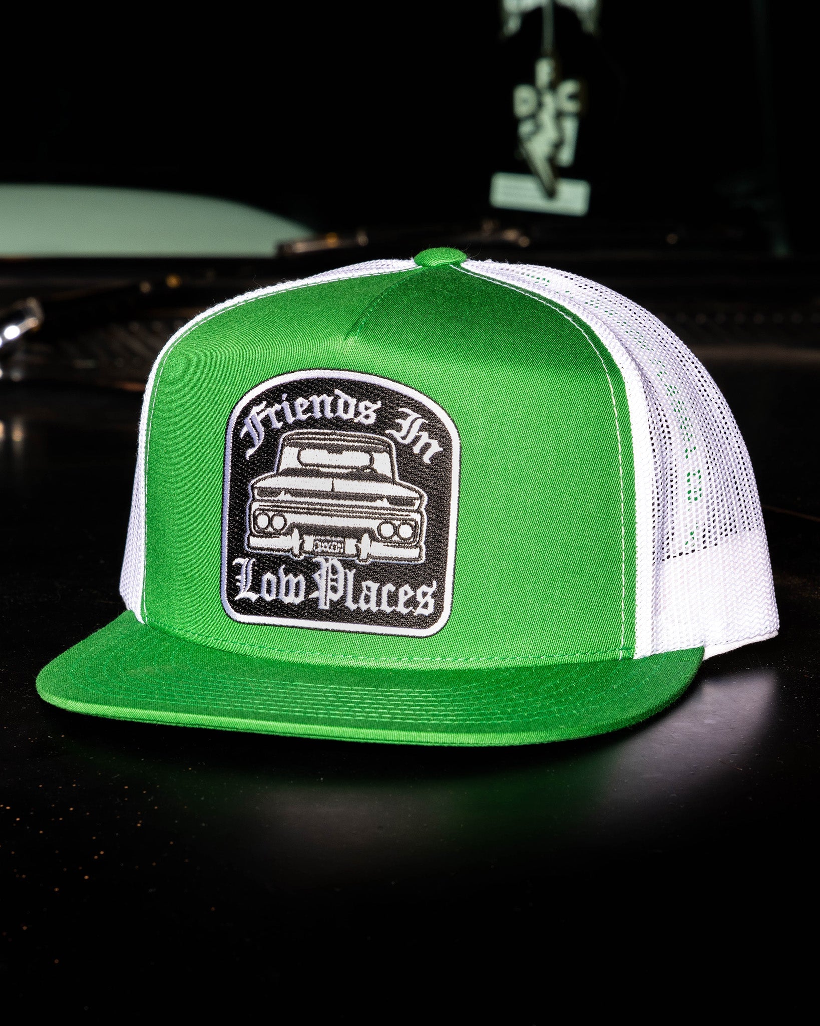 Low Places Flat Bill Trucker Snapback - Dixxon Flannel Co.