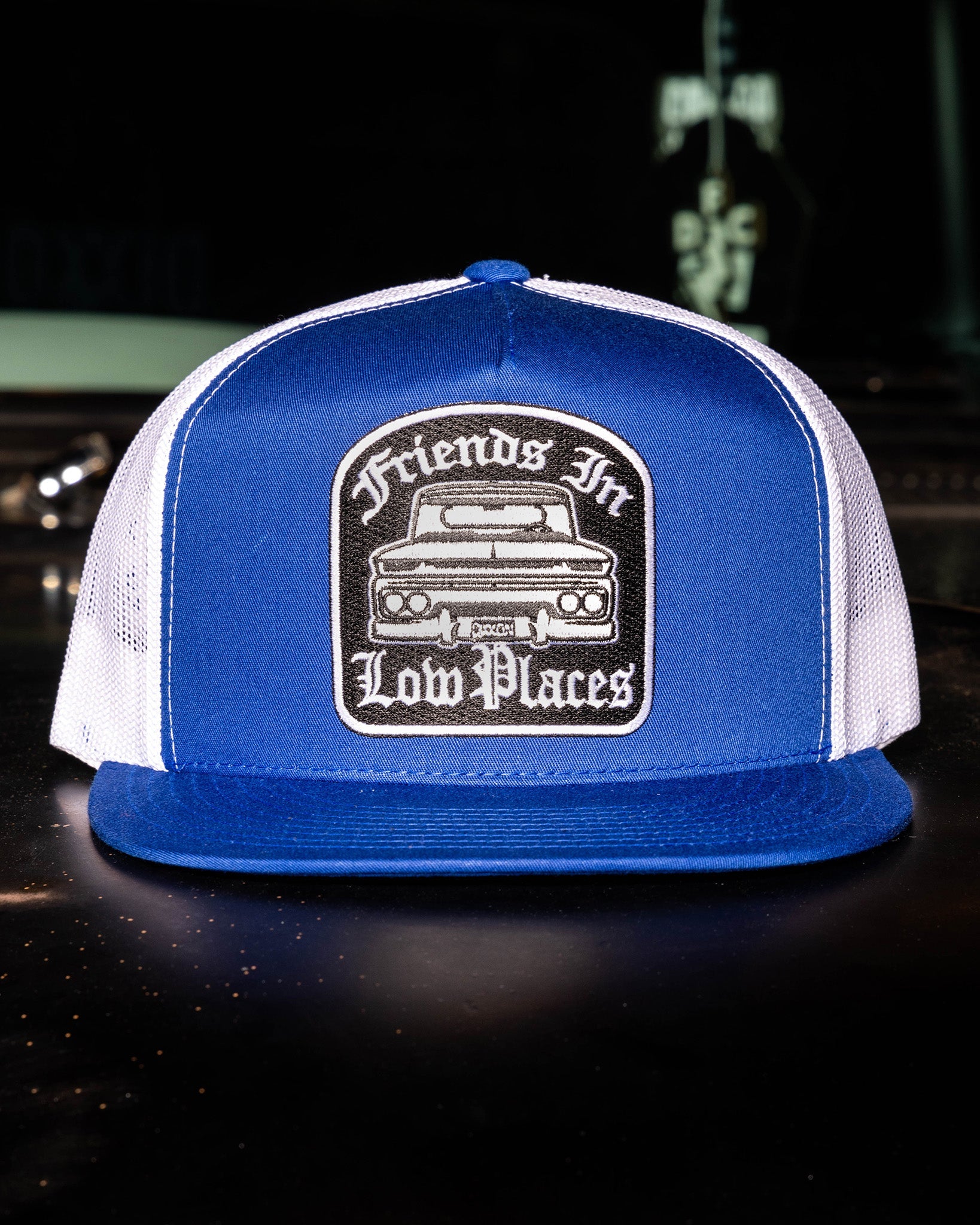 Low Places Flat Bill Trucker Snapback - Dixxon Flannel Co.