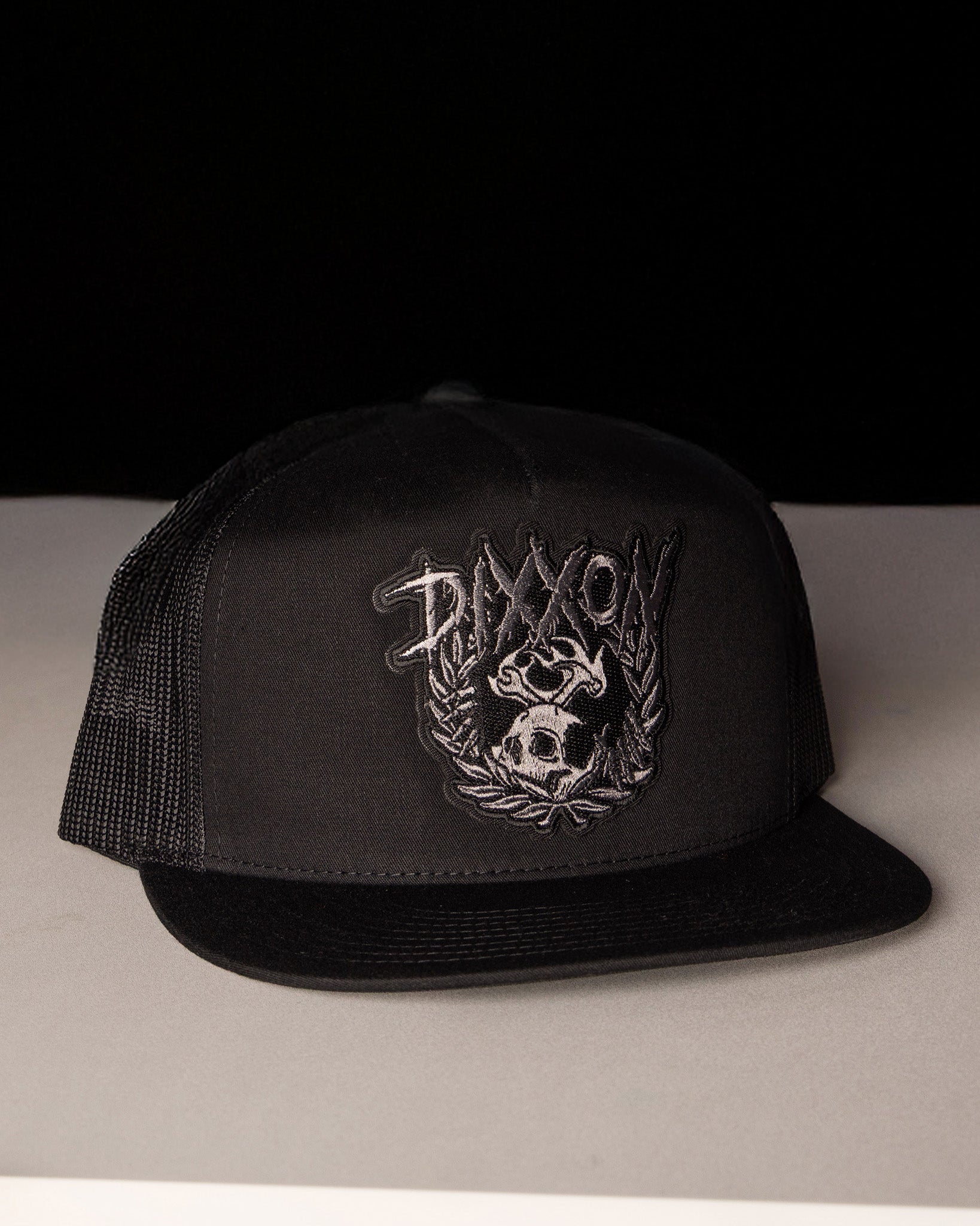 Lurk Flat Bill Trucker Snapback - Gray - Dixxon Flannel Co.