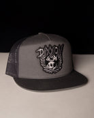 Lurk Flat Bill Trucker Snapback - Gray - Dixxon Flannel Co.