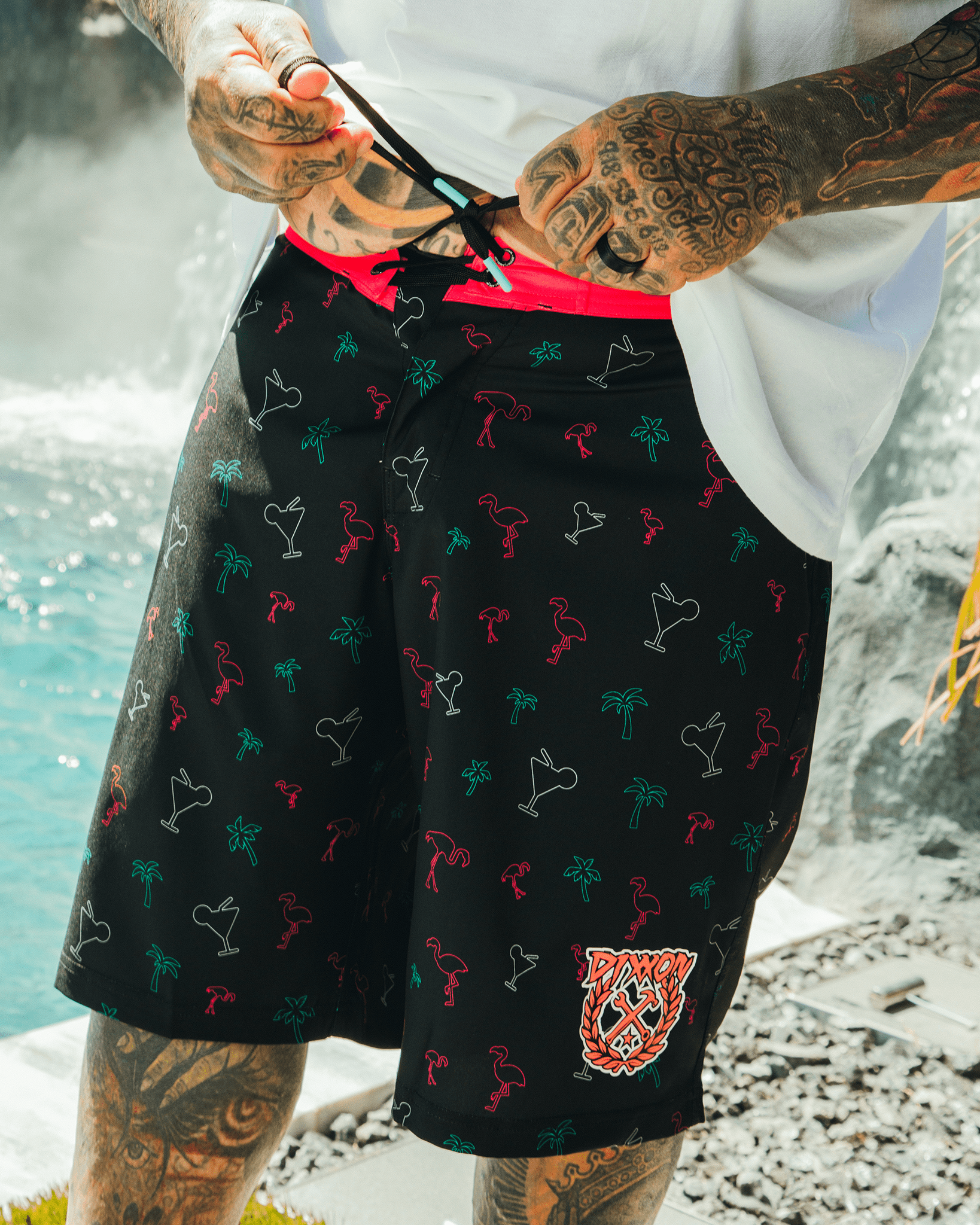 Legendary Dad Swim Trunks, Funny Beach Shorts, Gift For
