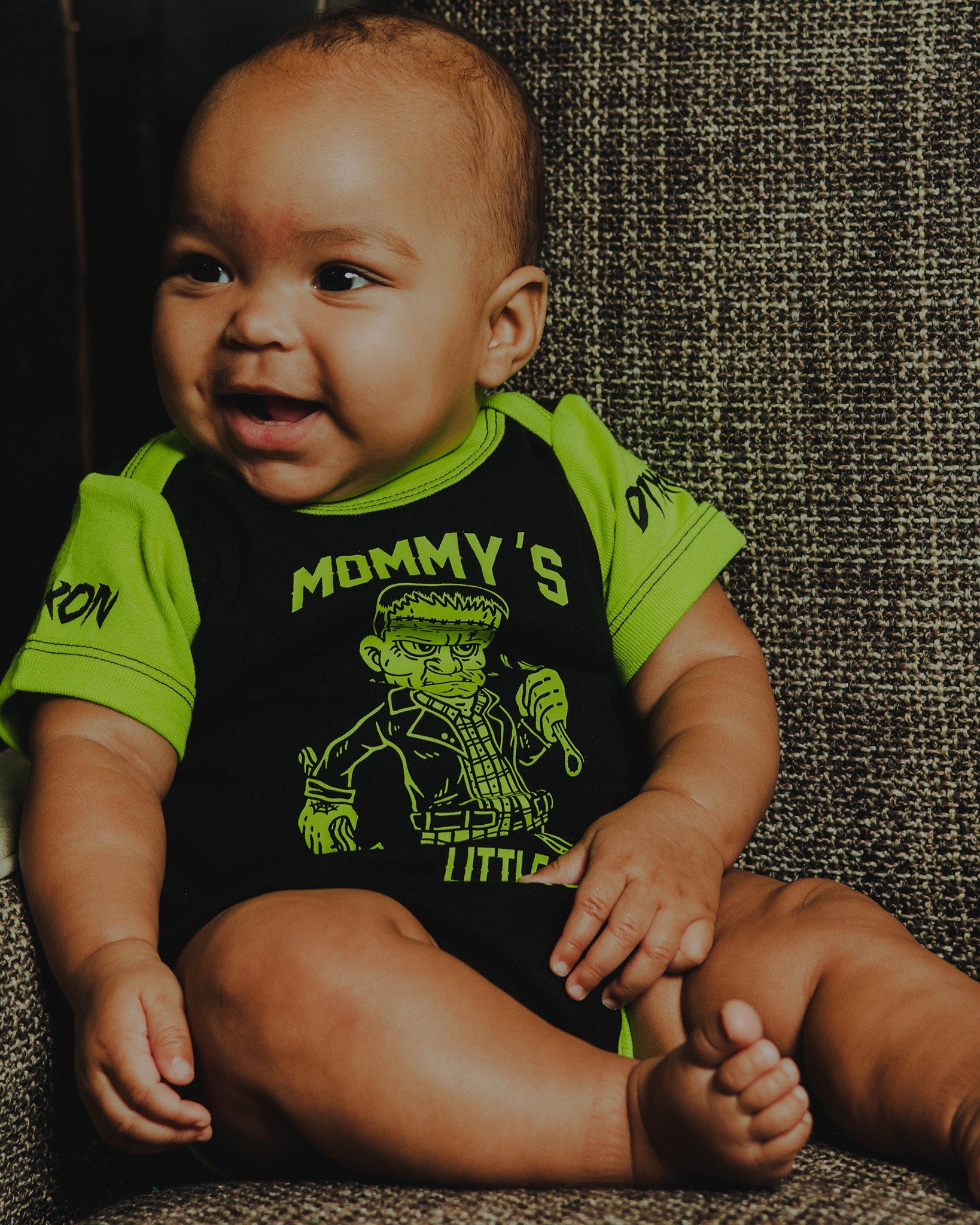 Mommy's Little Monster Onesie: Shop Dixxon's Baby Apparel Now!