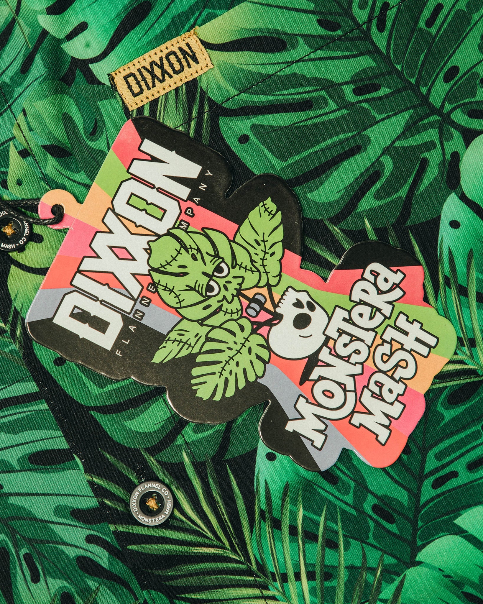 Monstera Mash Short Sleeve - Dixxon Flannel Co.