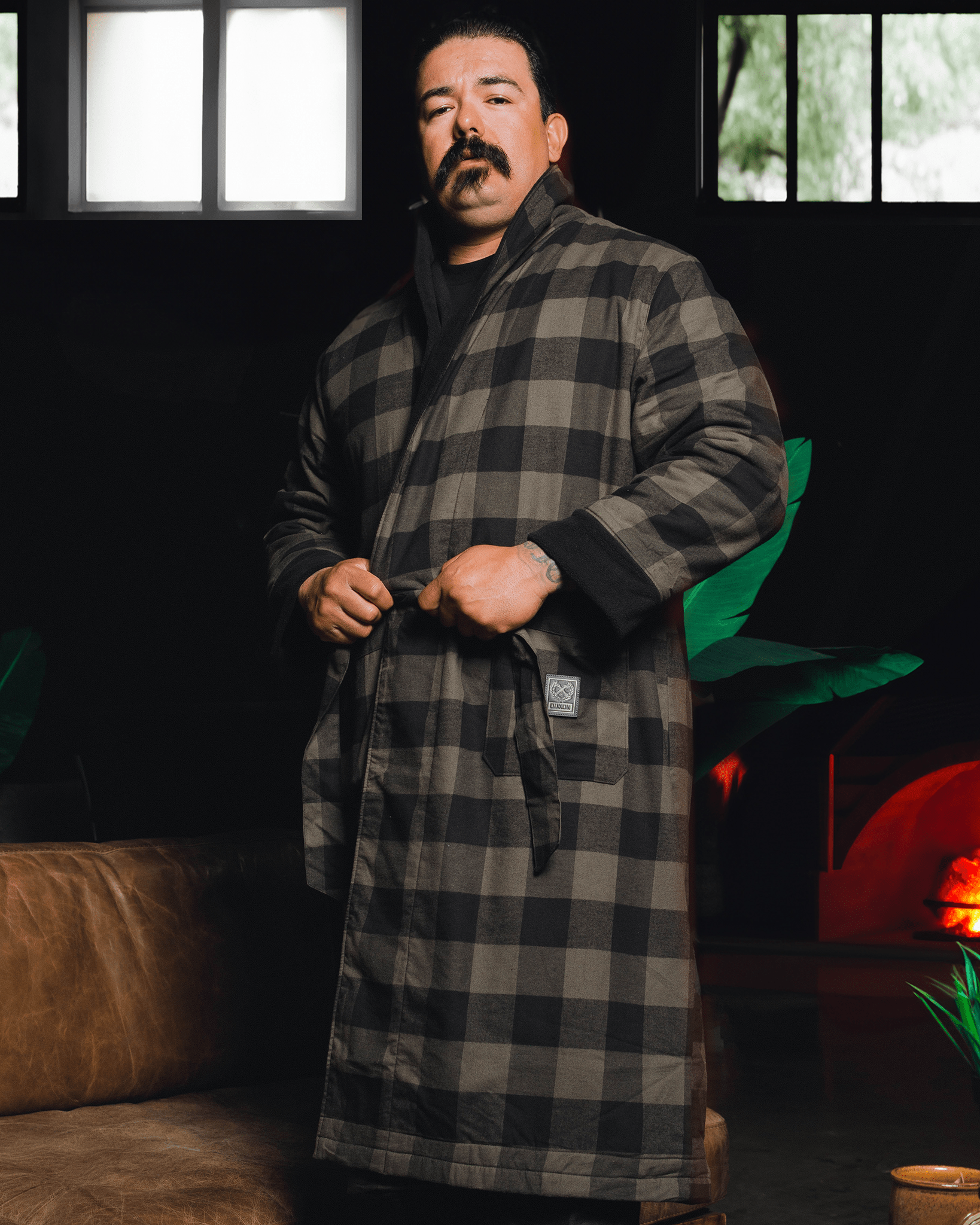 Men's Murked Fleece-Lined Robe | Dixxon Flannel Co. XL / 2X Men's Murked Fleece-Lined Robe | Dixxon Flannel Co. XL / 2X