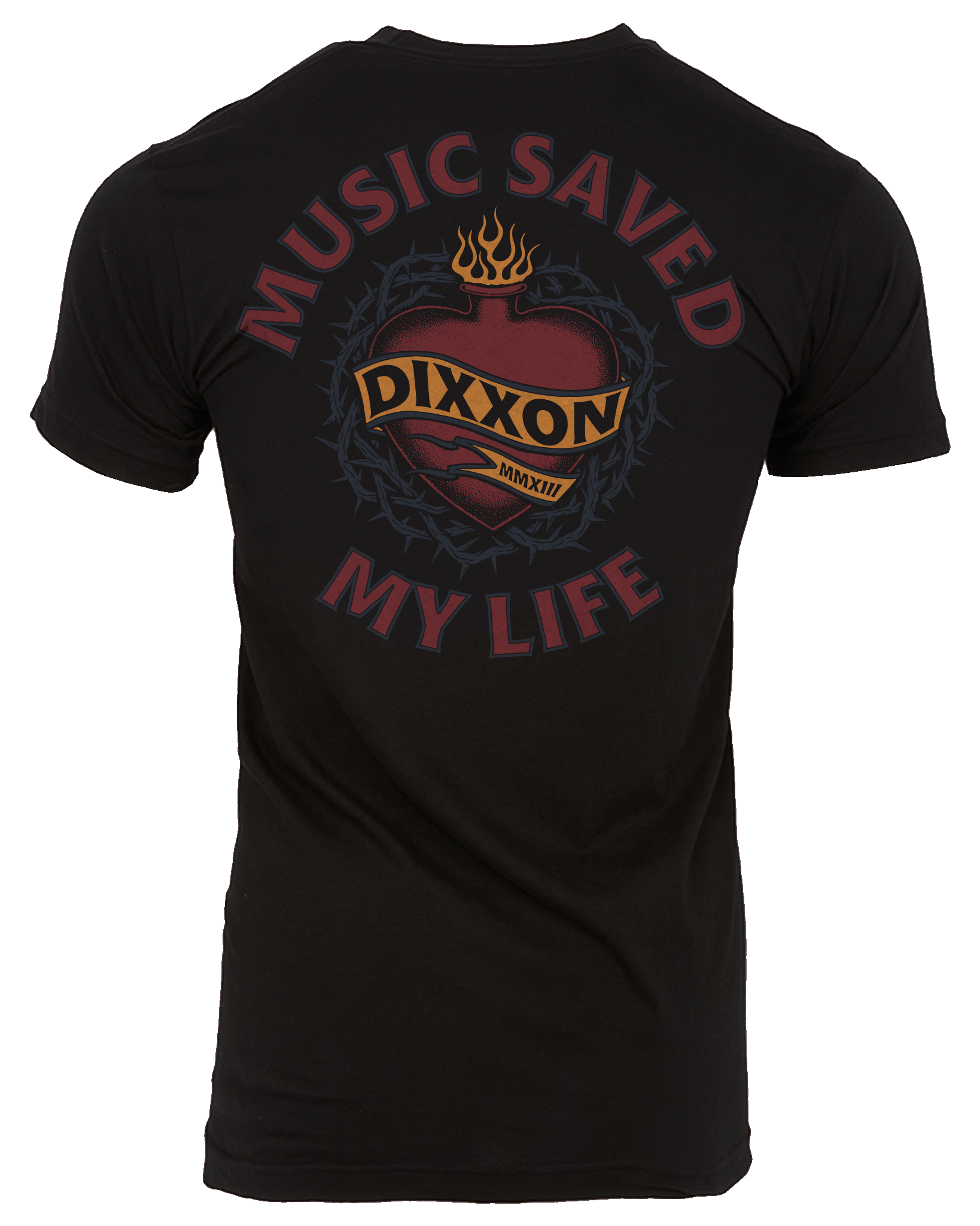 Music Saved My Life T - Shirt - Black - Dixxon Flannel Co.