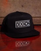 New Wave Flat Bill Trucker Snapback - White & Black - Dixxon Flannel Co.