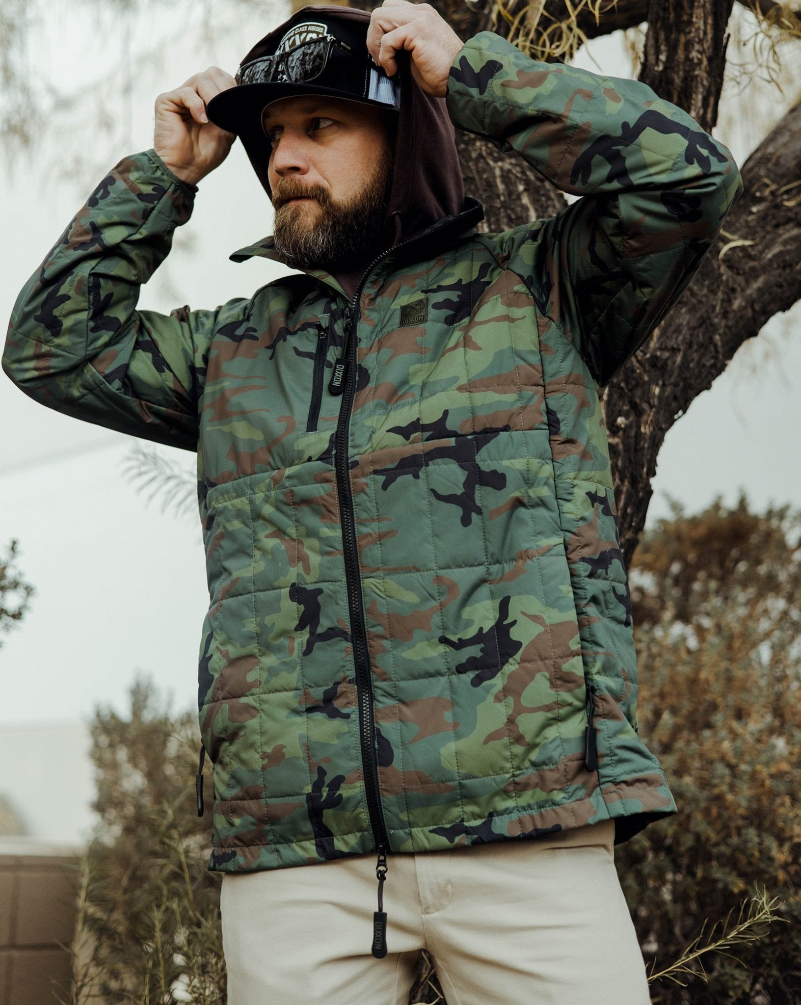 Nomad Puffer Jacket Camo Dixxon Flannel - Main Image