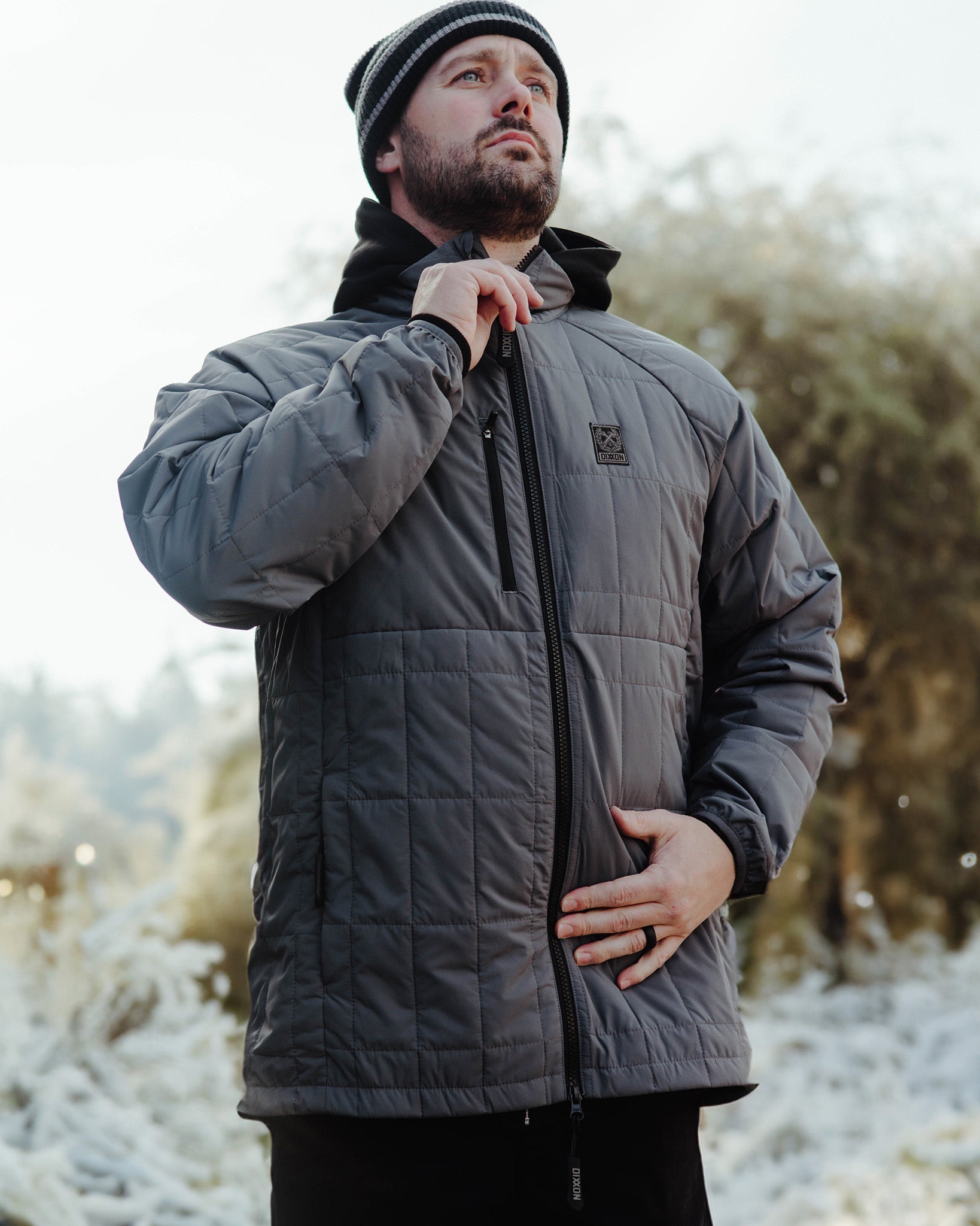 Nomad Puffer Jacket Gray Dixxon Flannel