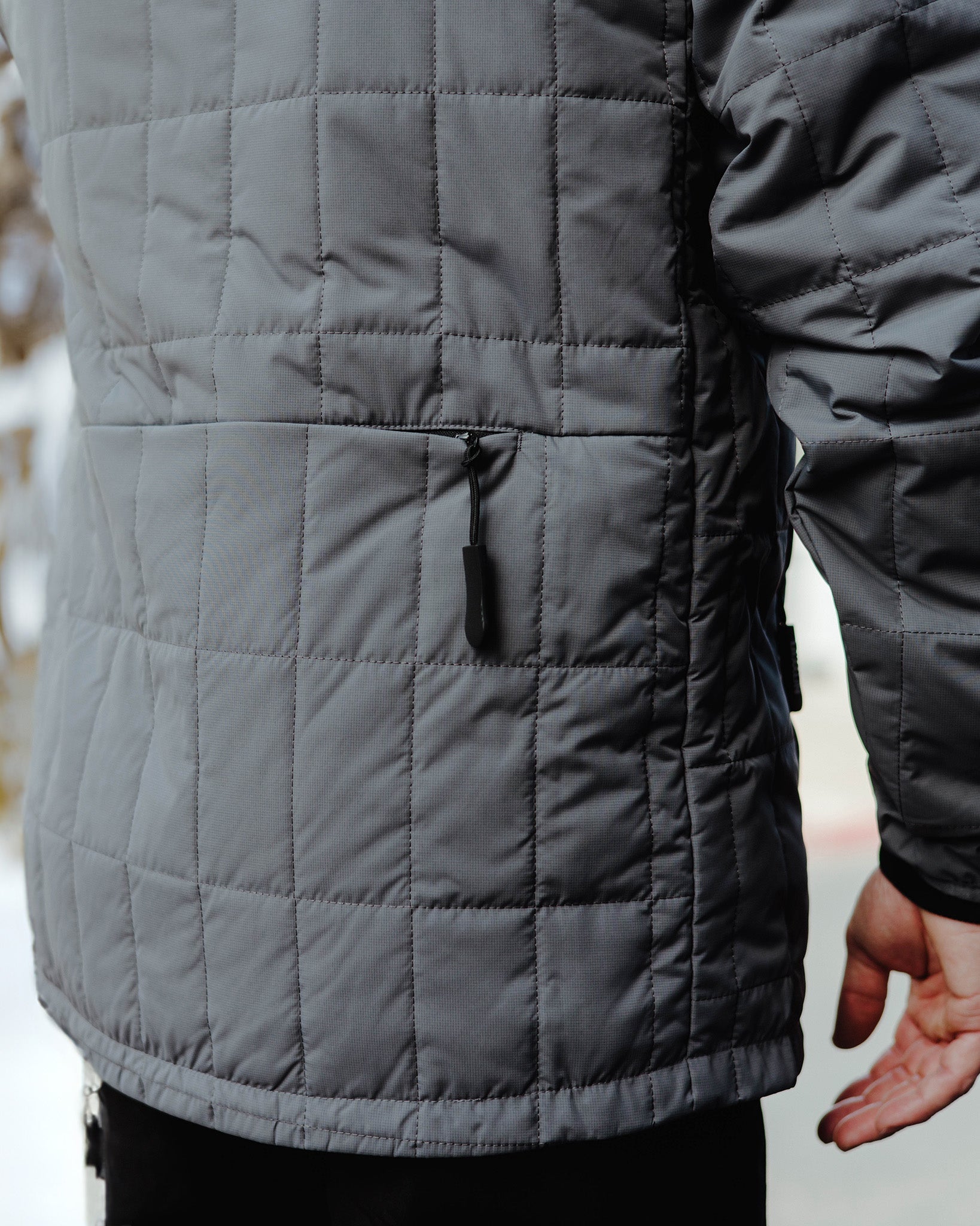 Nomad Puffer Jacket - Gray: Dixxon Outdoor Apparel