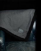 Obsidian Flannel Sherpa Blanket - Dixxon Flannel Co.