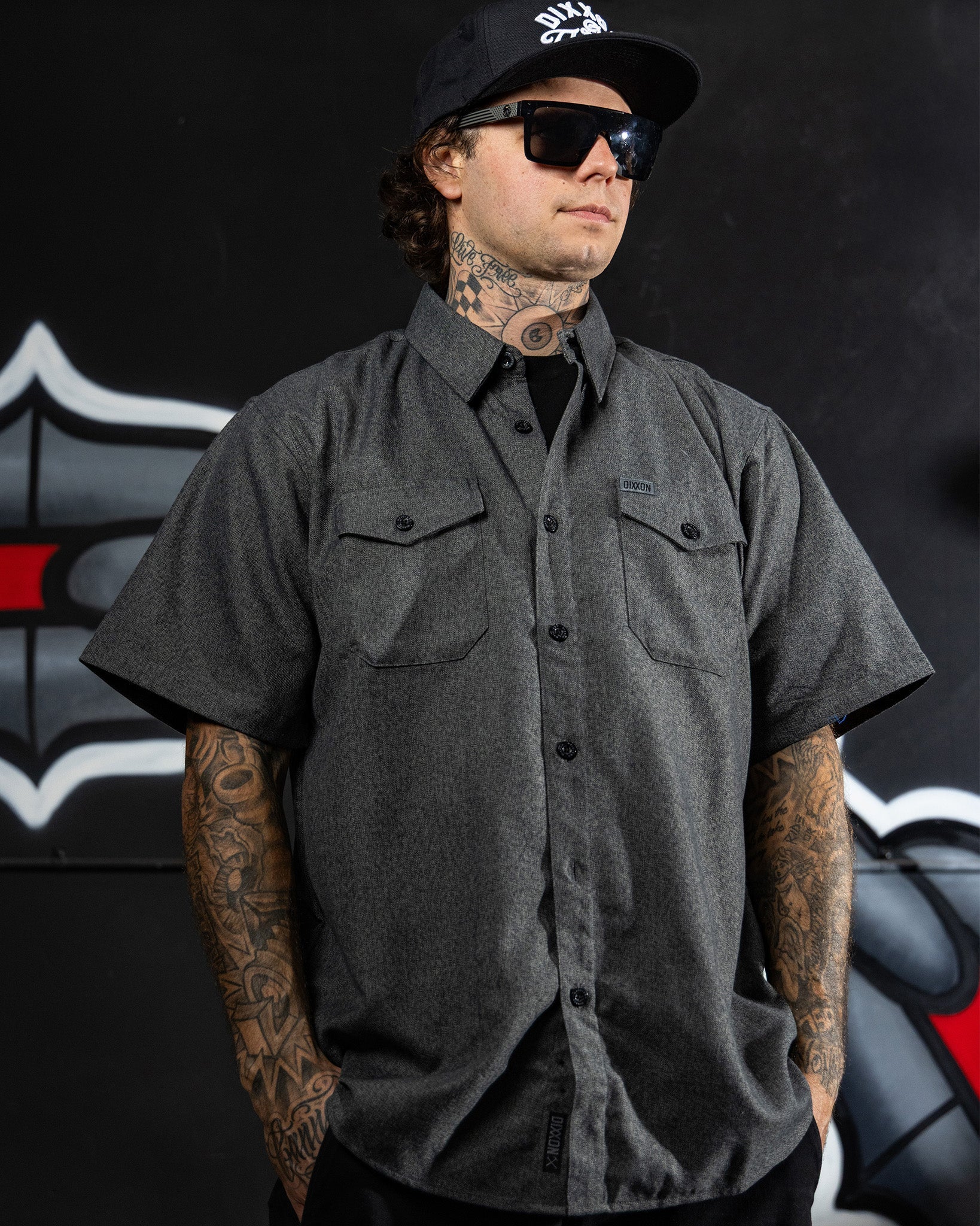 Obsidian Short Sleeve Flannel - Dixxon Flannel Co.