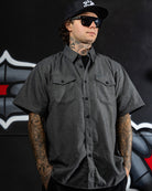 Obsidian Short Sleeve Flannel - Dixxon Flannel Co.