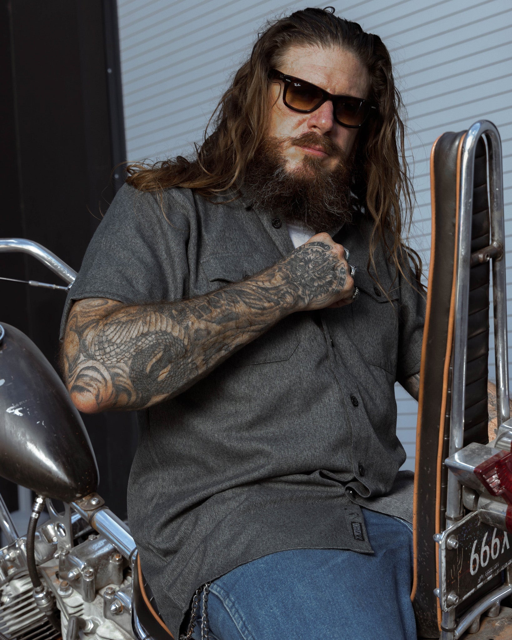 Obsidian Short Sleeve Flannel | Dixxon Flannel Co.