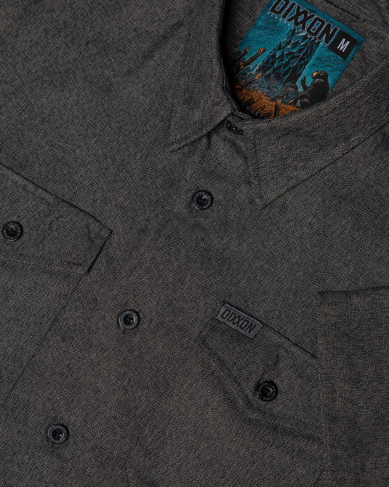 Obsidian Short Sleeve Flannel - Dixxon Flannel Co.