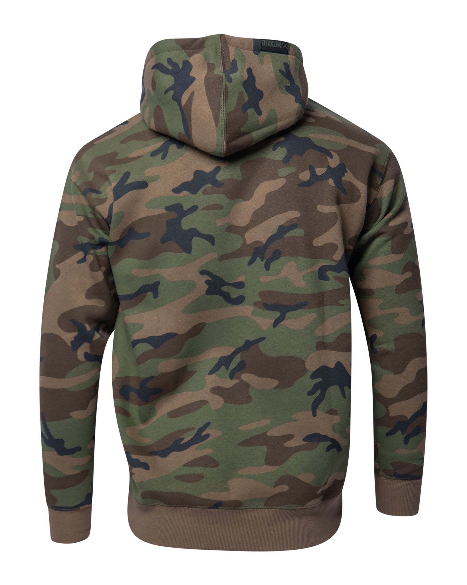 Orange Bolt Pullover Hoodie - Green Camo | Dixxon Flannel Co.