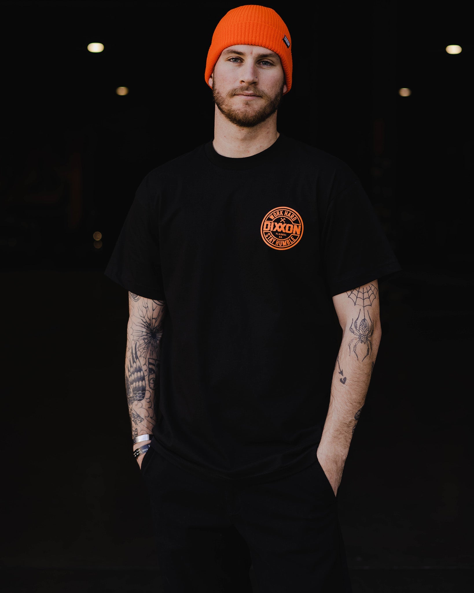 Men's Orange Corpo T-Shirt - Black | Dixxon Flannel Co.