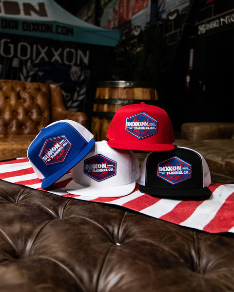 Origin Flat Bill Trucker Snapback | Dixxon Flannel Co.