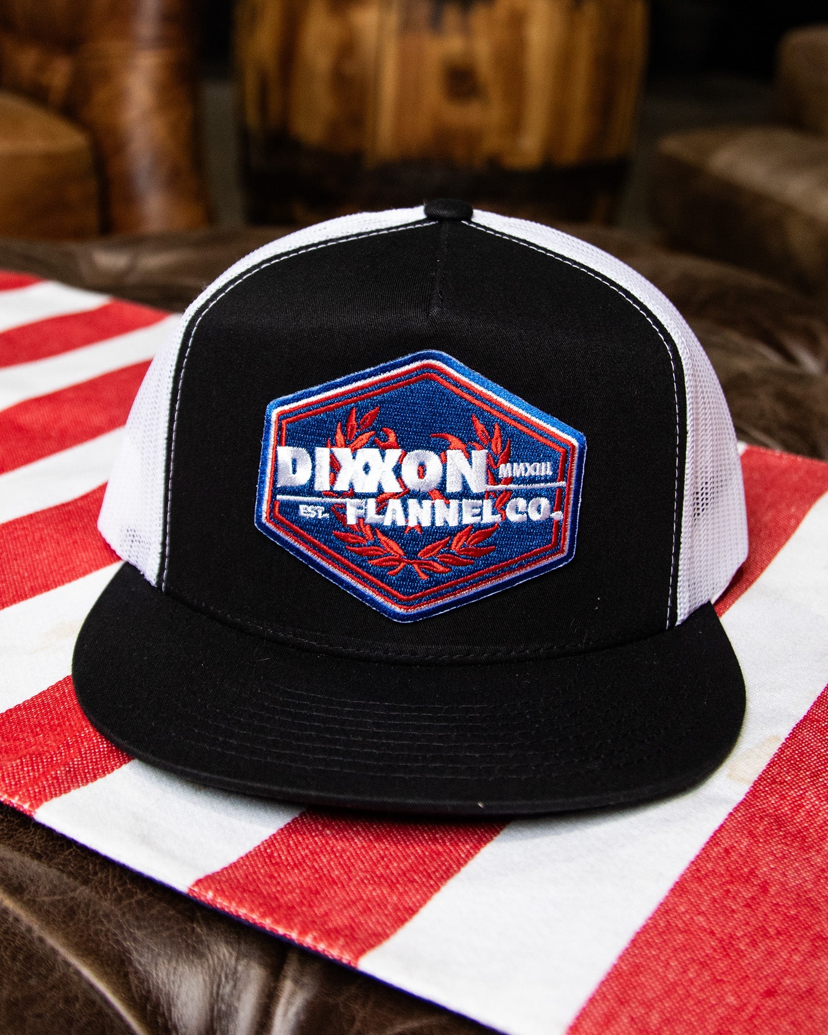 Origin Flat Bill Trucker Snapback | Dixxon Flannel Co.