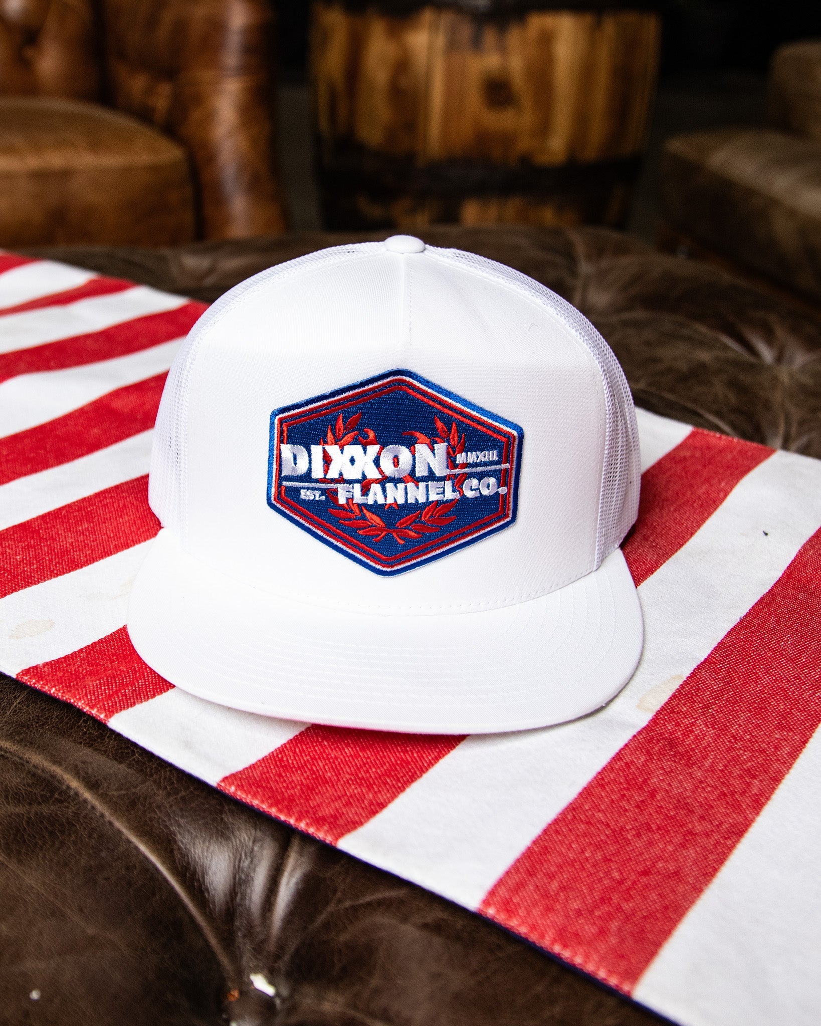 Origin Flat Bill Trucker Snapback | Dixxon Flannel Co.