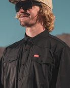 Outdoorsman Performance Long Sleeve - Black - Dixxon Flannel Co.