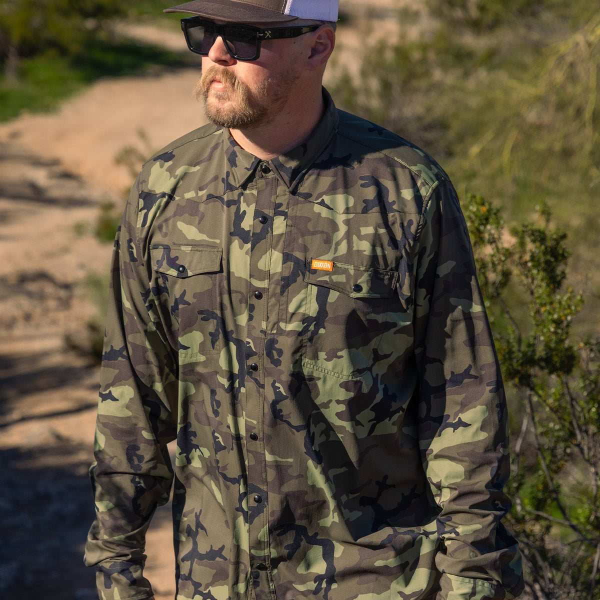 camo dress shirts Burlebo Performance Button Up
