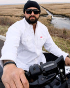 Outdoorsman Performance Long Sleeve - White - Dixxon Flannel Co.