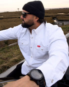 Outdoorsman Performance Long Sleeve - White - Dixxon Flannel Co.