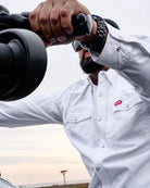 Outdoorsman Performance Long Sleeve - White - Dixxon Flannel Co.