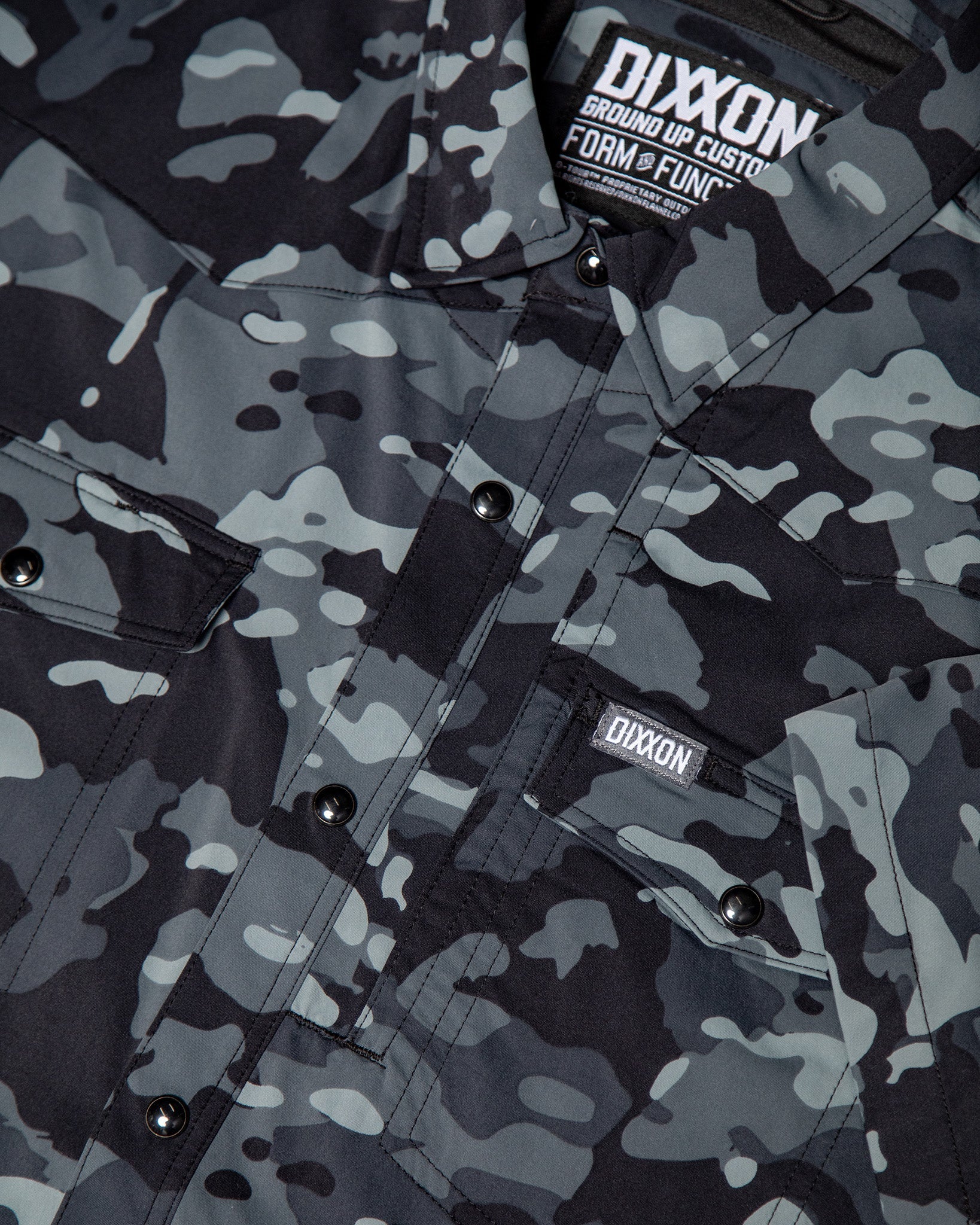 Outdoorsman Performance Short Sleeve - Black Camo - Dixxon Flannel Co.